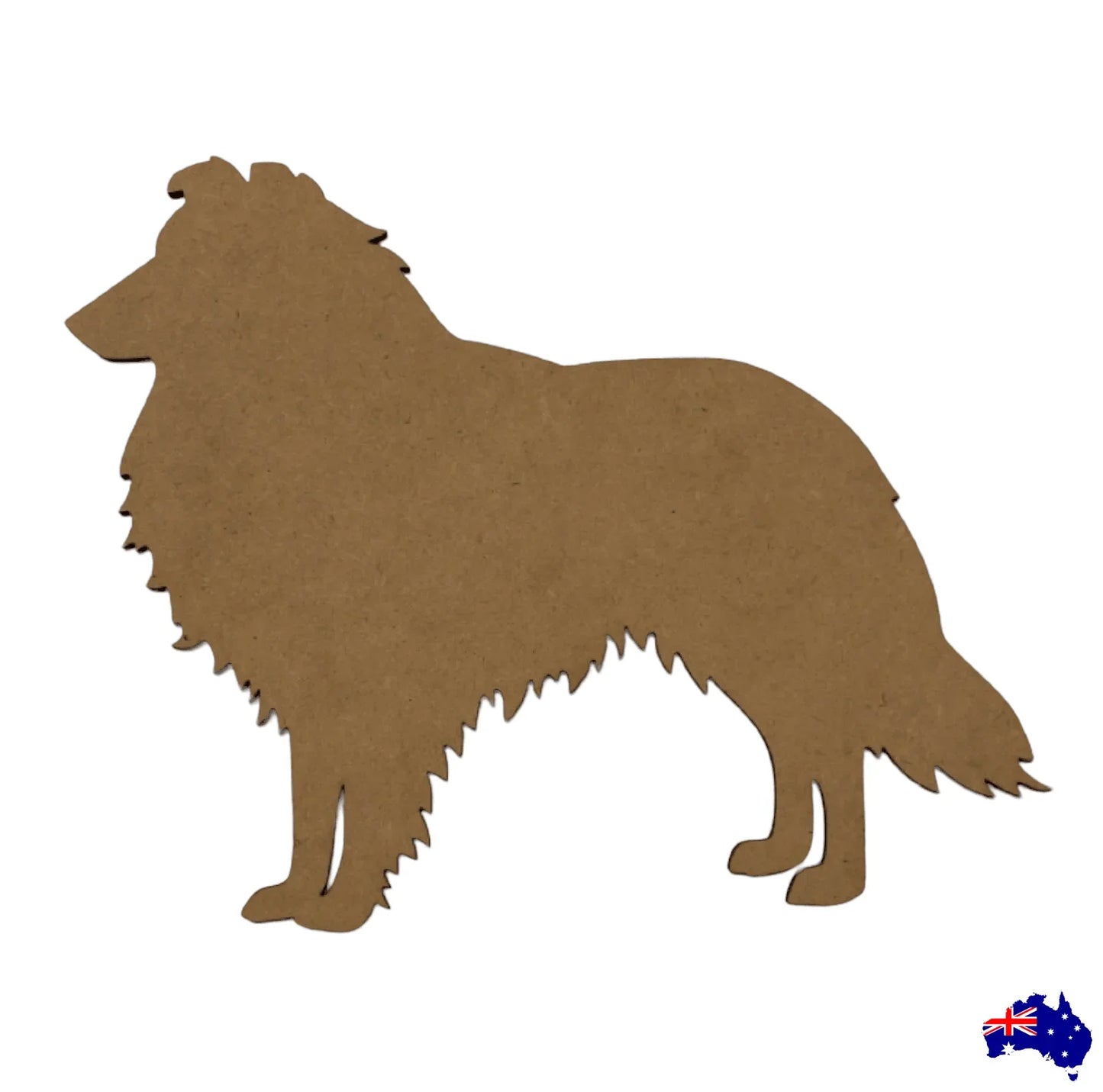 Dog Shetland Sheepdog DIY Raw MDF Timber - The Renmy Store Homewares & Gifts