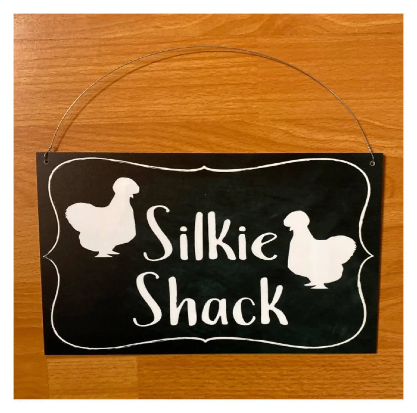 Silkie Chicken Hen Custom Sign - The Renmy Store Homewares & Gifts