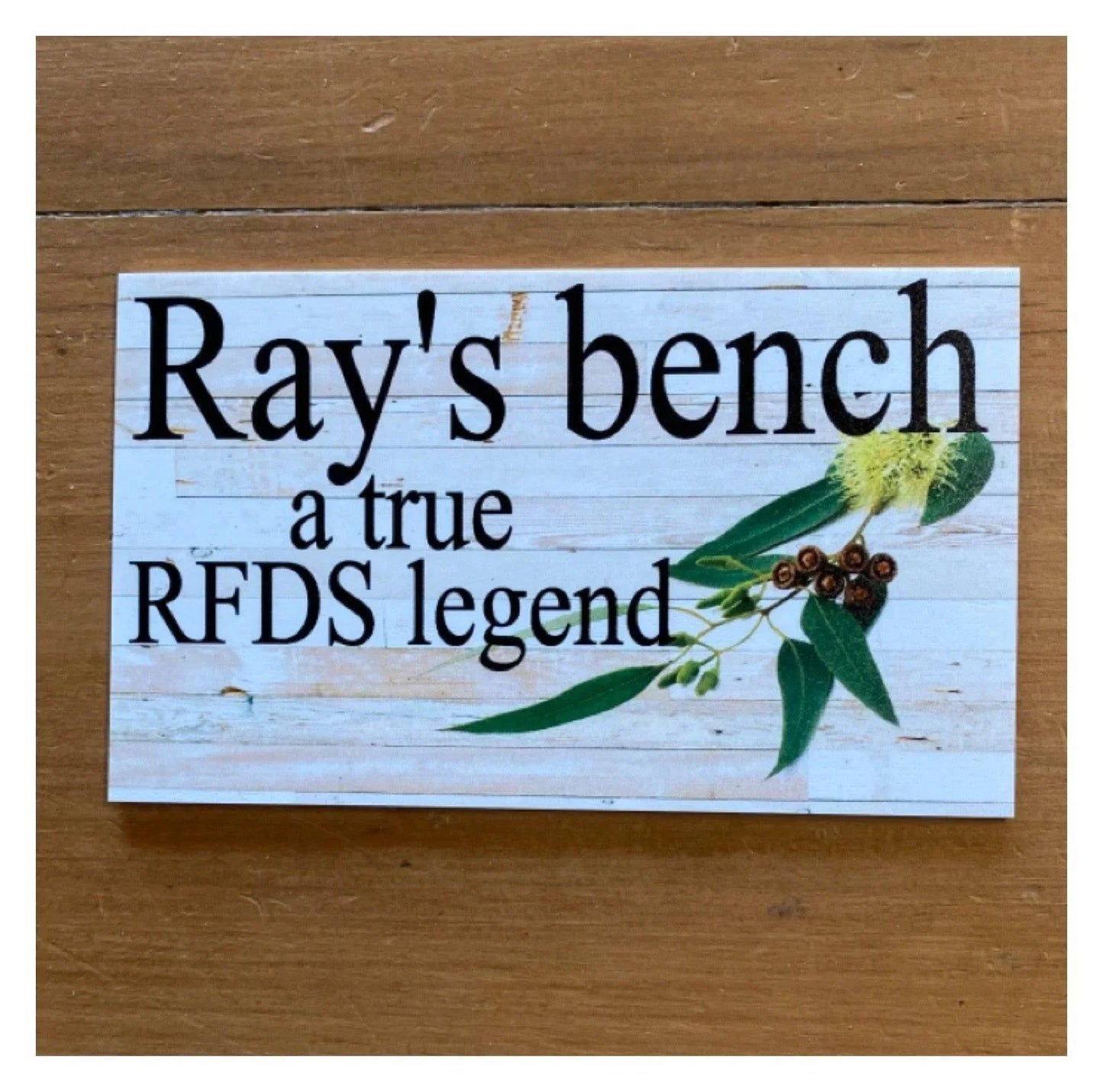 Gum Tree Nut Flower Custom Personalised Sign - The Renmy Store Homewares & Gifts