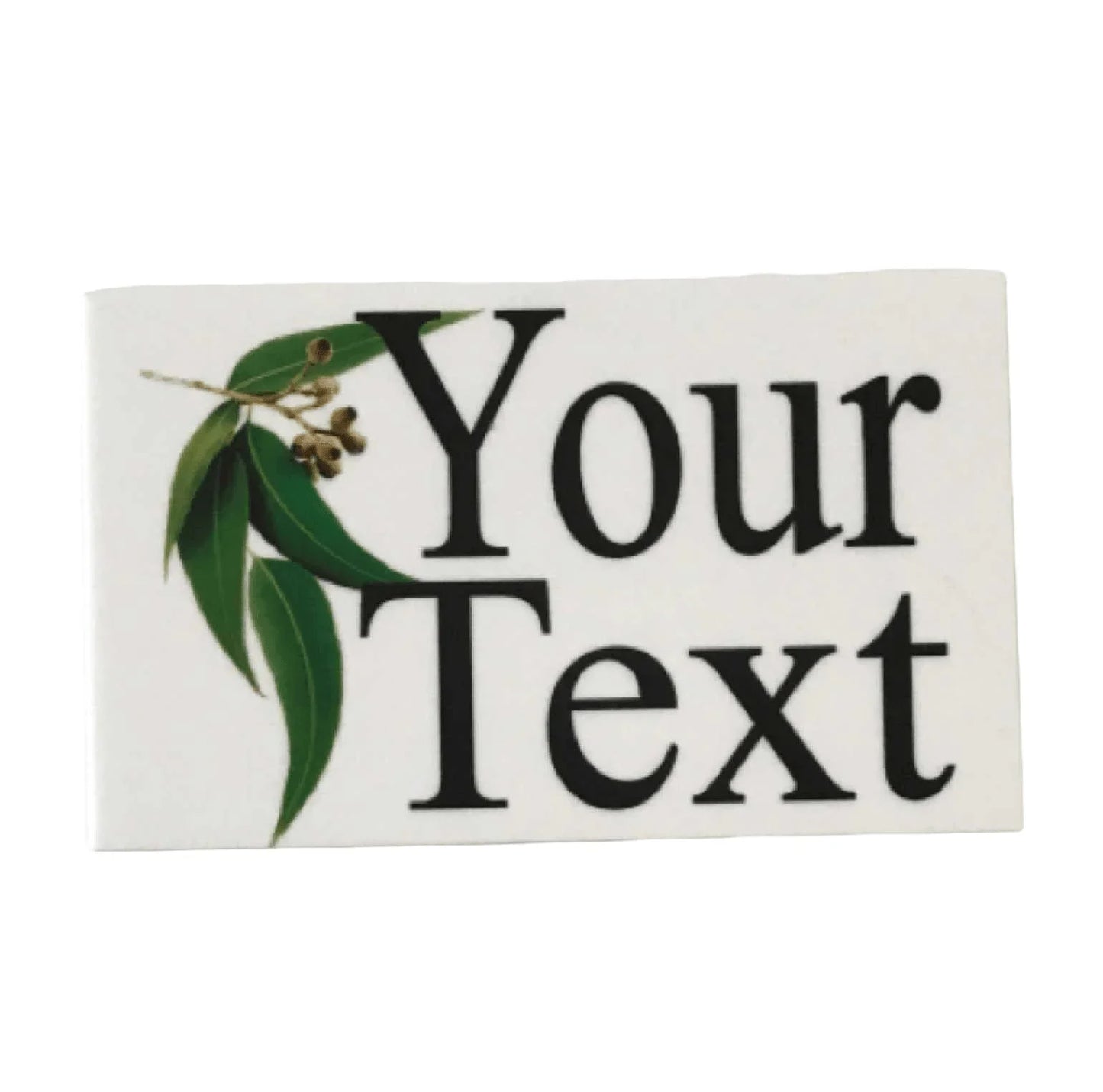 Gum Leaves Custom Personalised Sign - The Renmy Store Homewares & Gifts