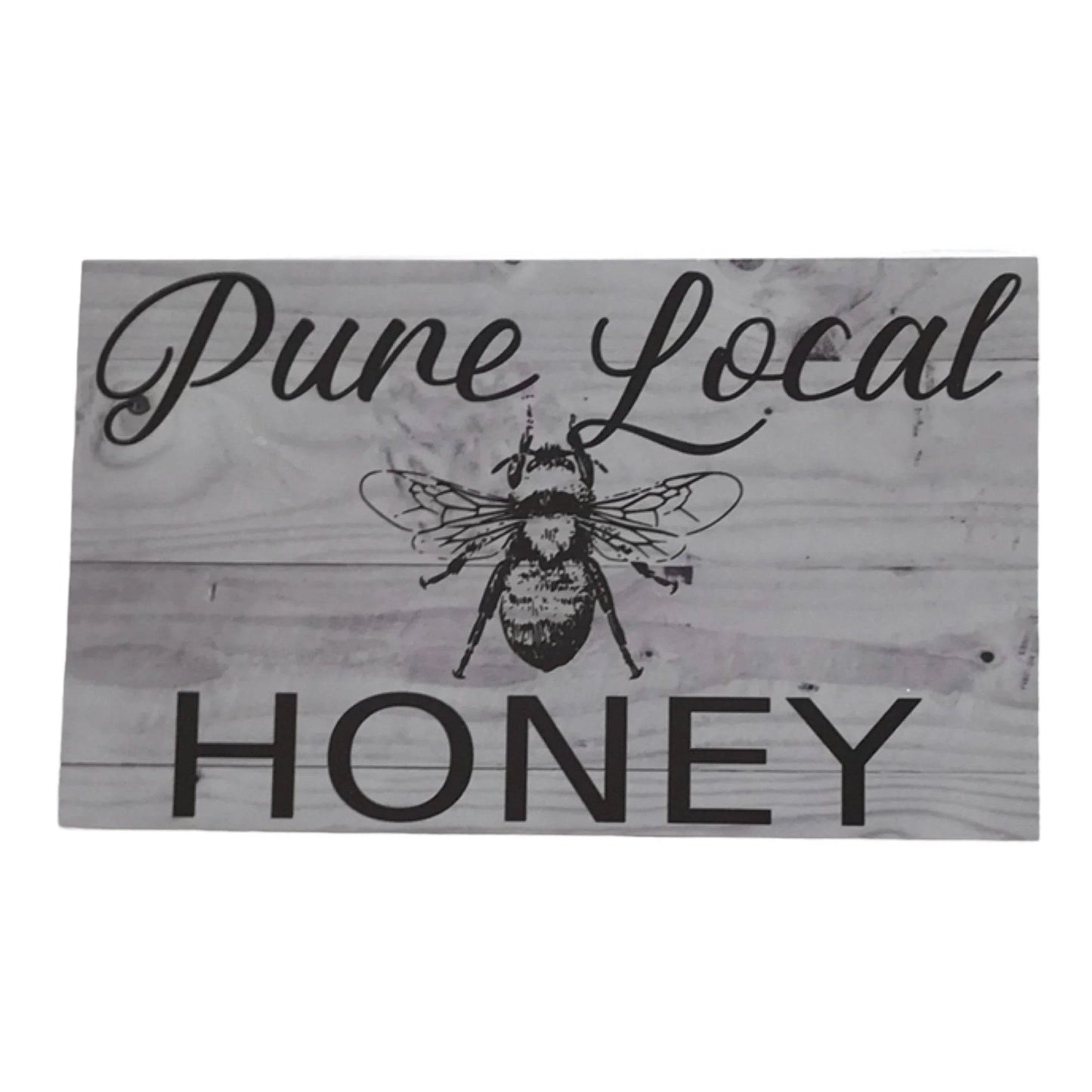 Pure Local Honey Apiary Apiarist Market Sign - The Renmy Store Homewares & Gifts