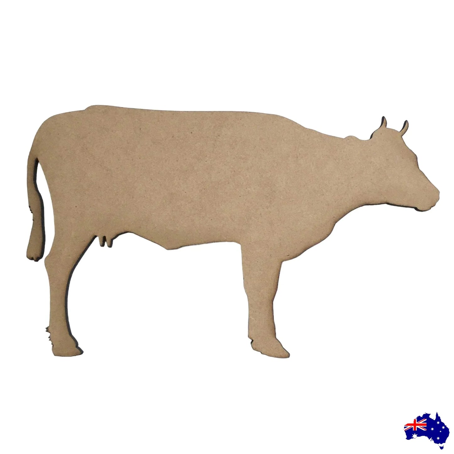 Cow MDF Shape Raw Cut Out Art Wood - The Renmy Store Homewares & Gifts