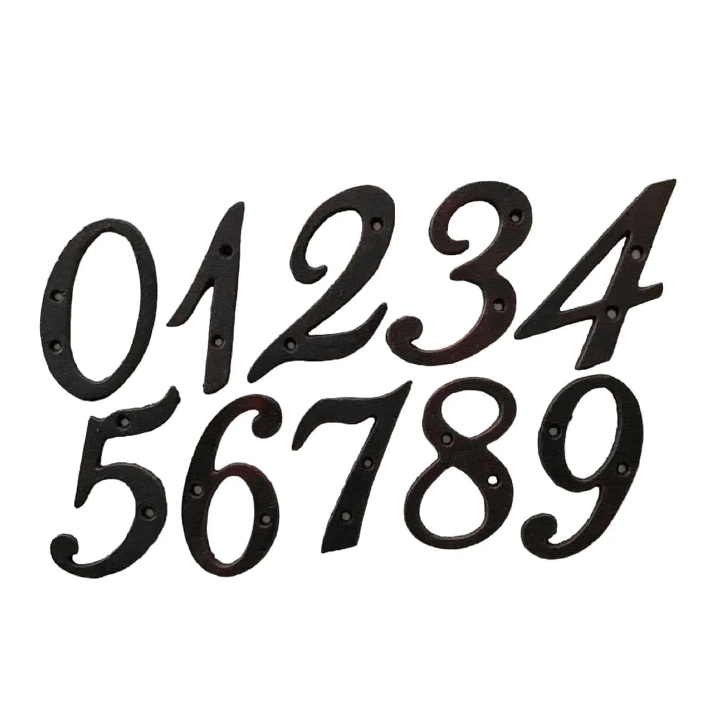 Number House Small Iron Metal Rustic House Fence Letterbox - The Renmy Store Homewares & Gifts