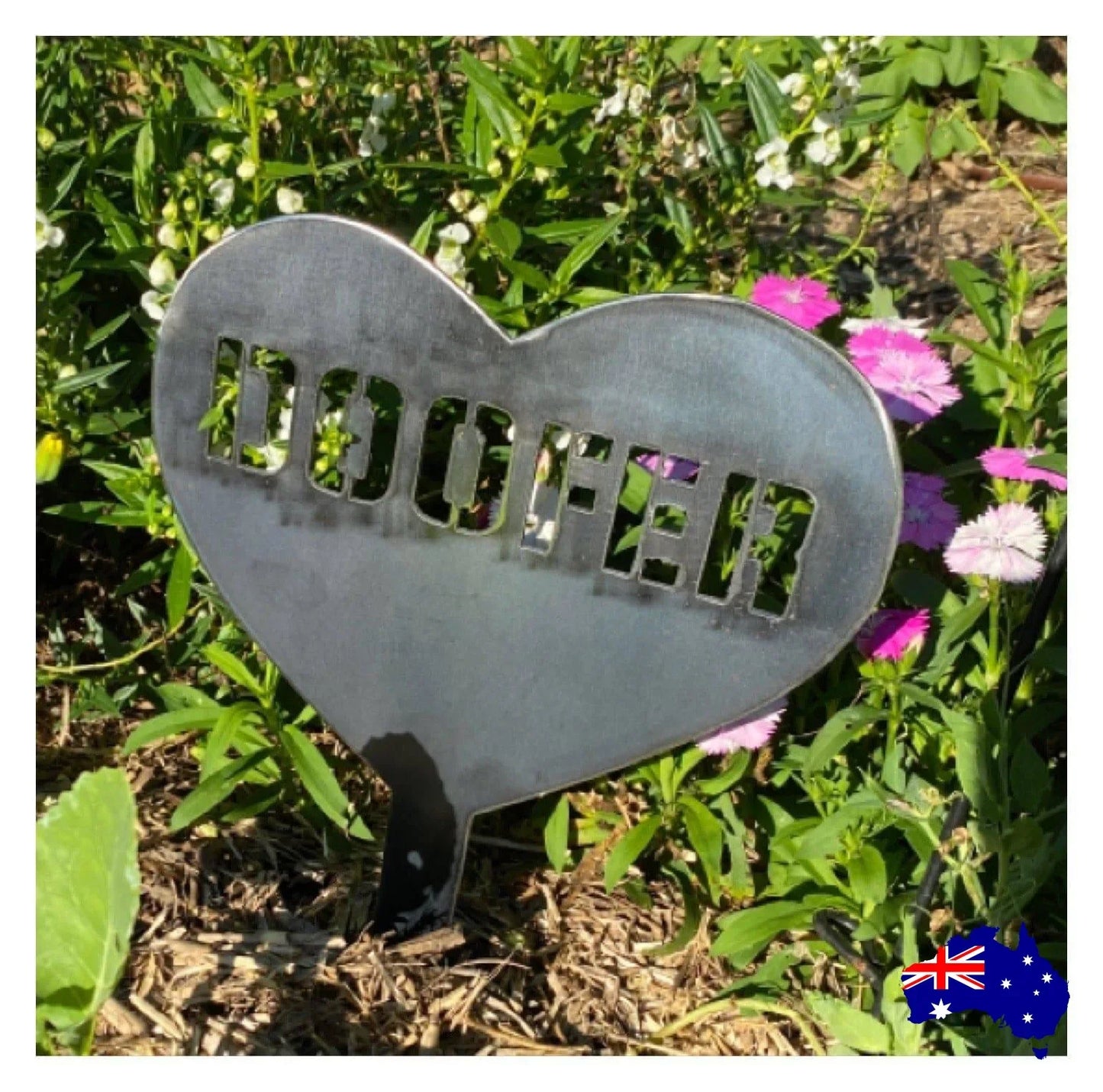 Heart Memorial Custom Personalised Metal Steel Sign - The Renmy Store Homewares & Gifts
