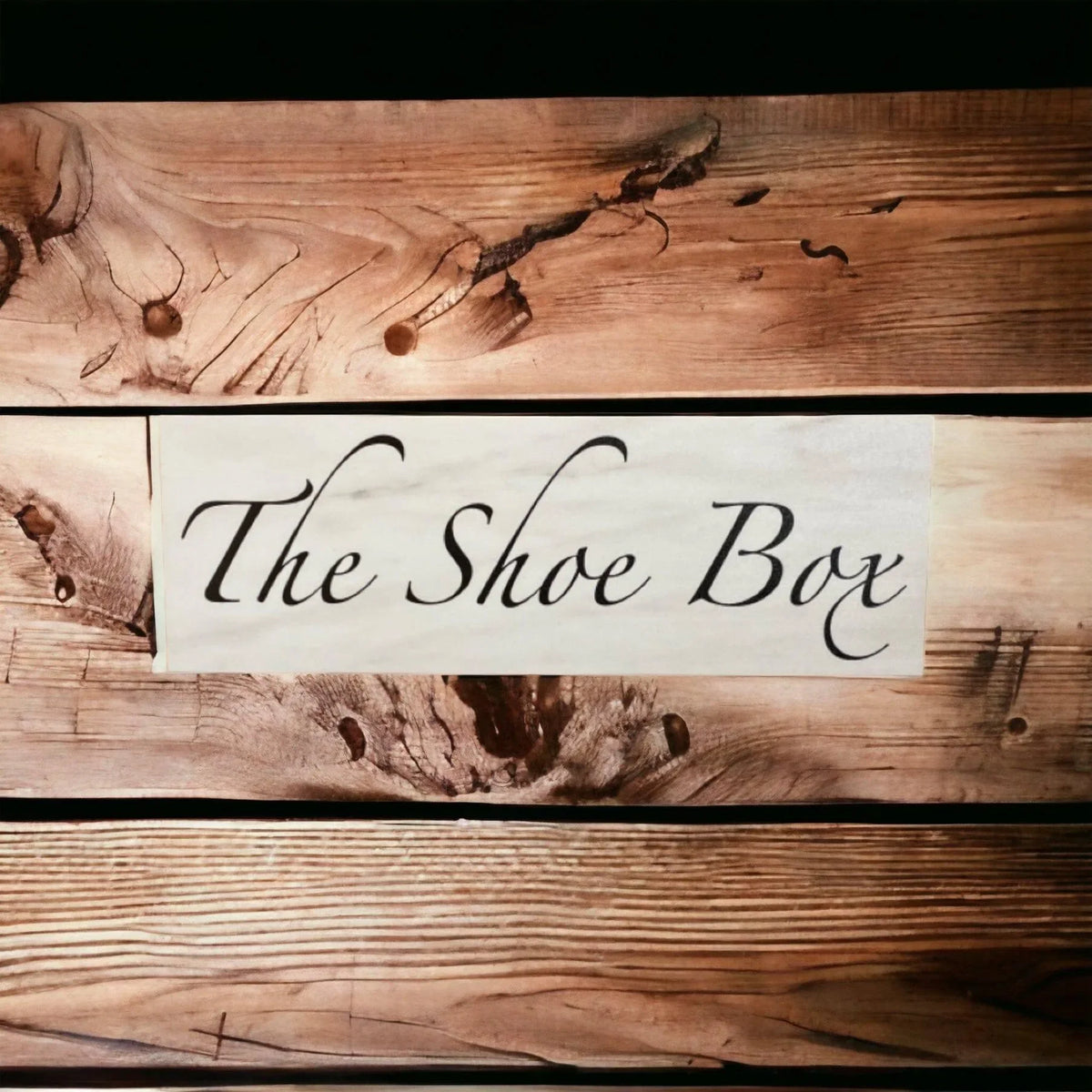 The Shoe Box Sign - The Renmy Store Homewares & Gifts