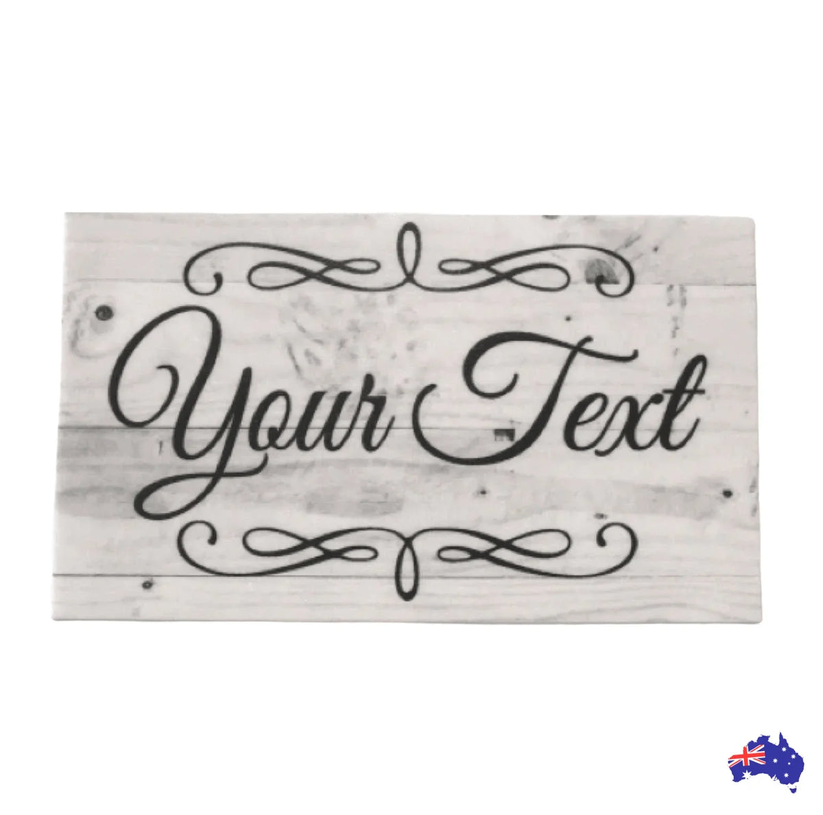 Custom Personalised Haven Cottage Home Rustic Scrolls Sign - The Renmy Store Homewares & Gifts