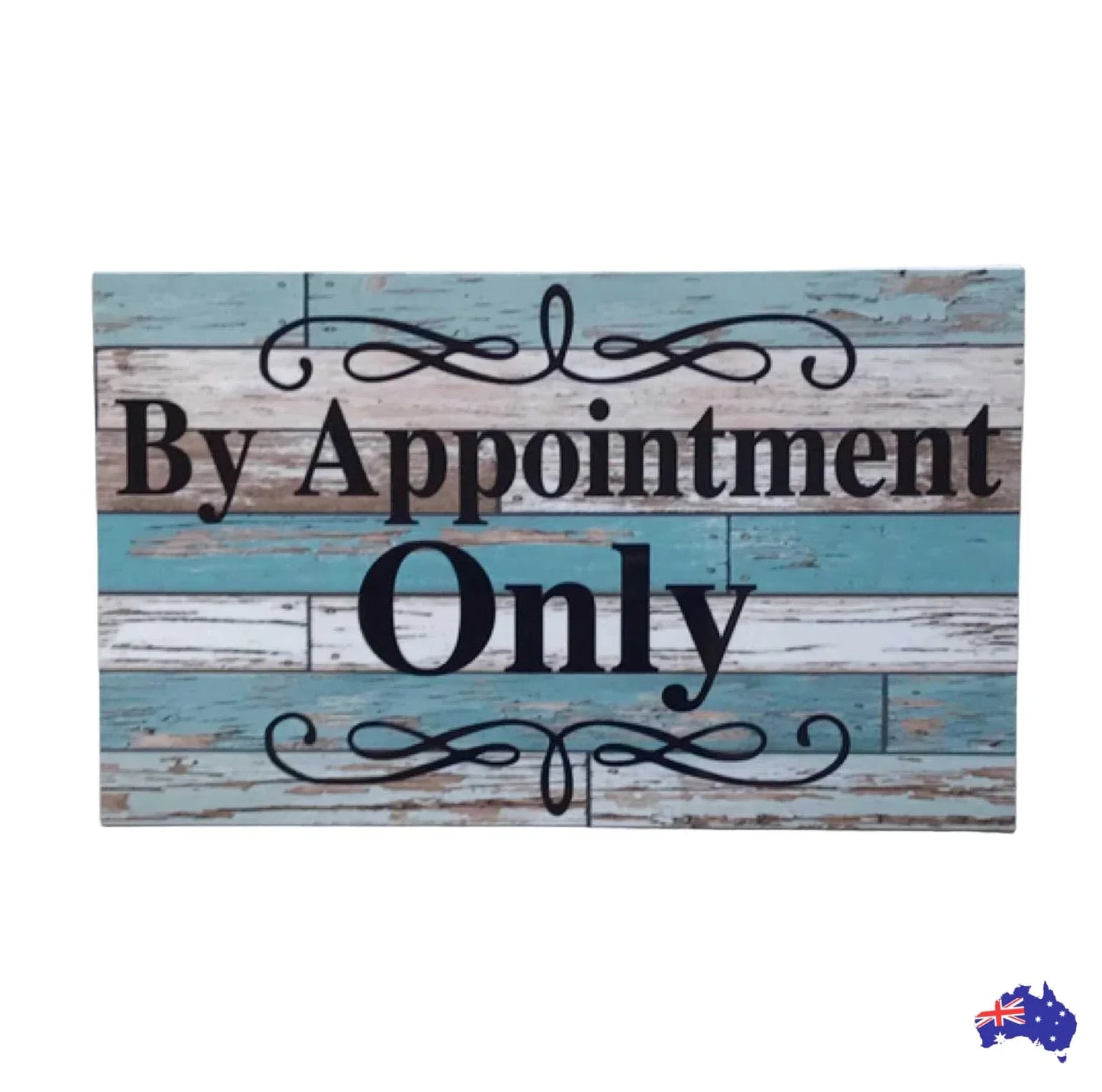 By Appointment Only Rustic Blue Sign - The Renmy Store Homewares & Gifts