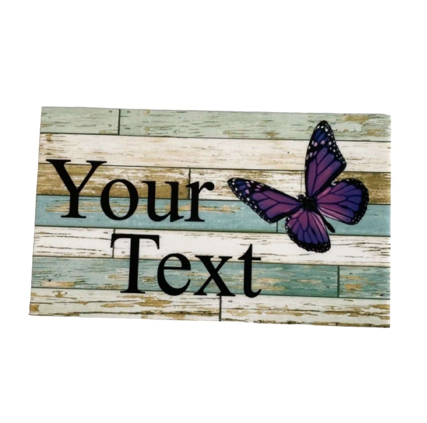 Butterfly Garden Custom Personalised Sign - The Renmy Store Homewares & Gifts 