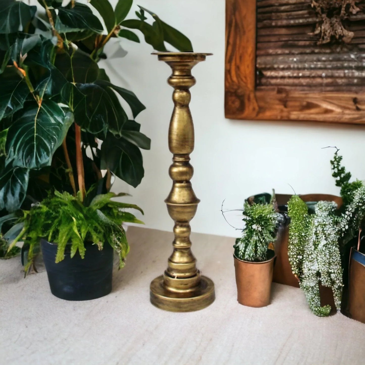 Candle Stick Holder Gold - The Renmy Store Homewares & Gifts