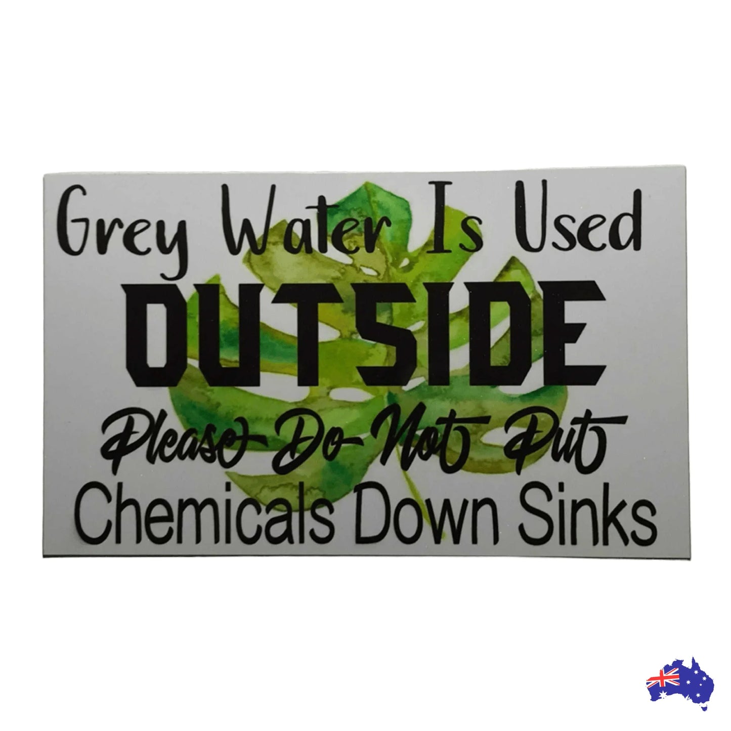 Chemical Free Home Water Tank Garden Sign - The Renmy Store Homewares & Gifts