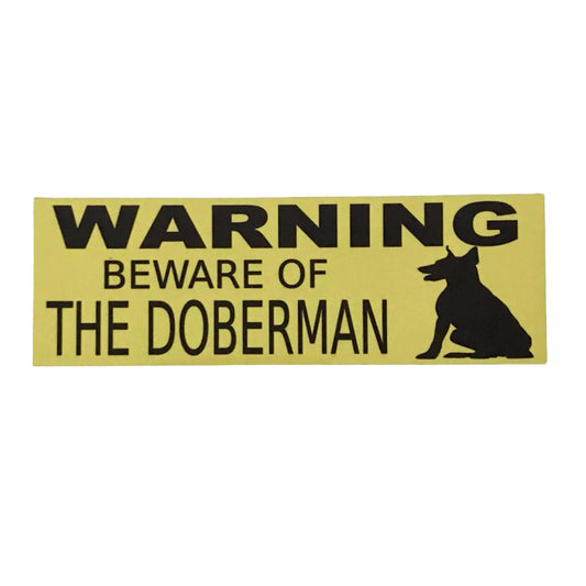 Warning Beware Of The Doberman Dog Sign - The Renmy Store Homewares & Gifts