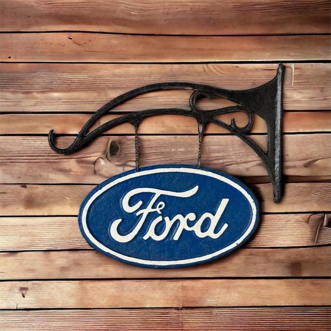 Ford Car Hanging Cast Iron Garage Sign - The Renmy Store Homewares & Gifts