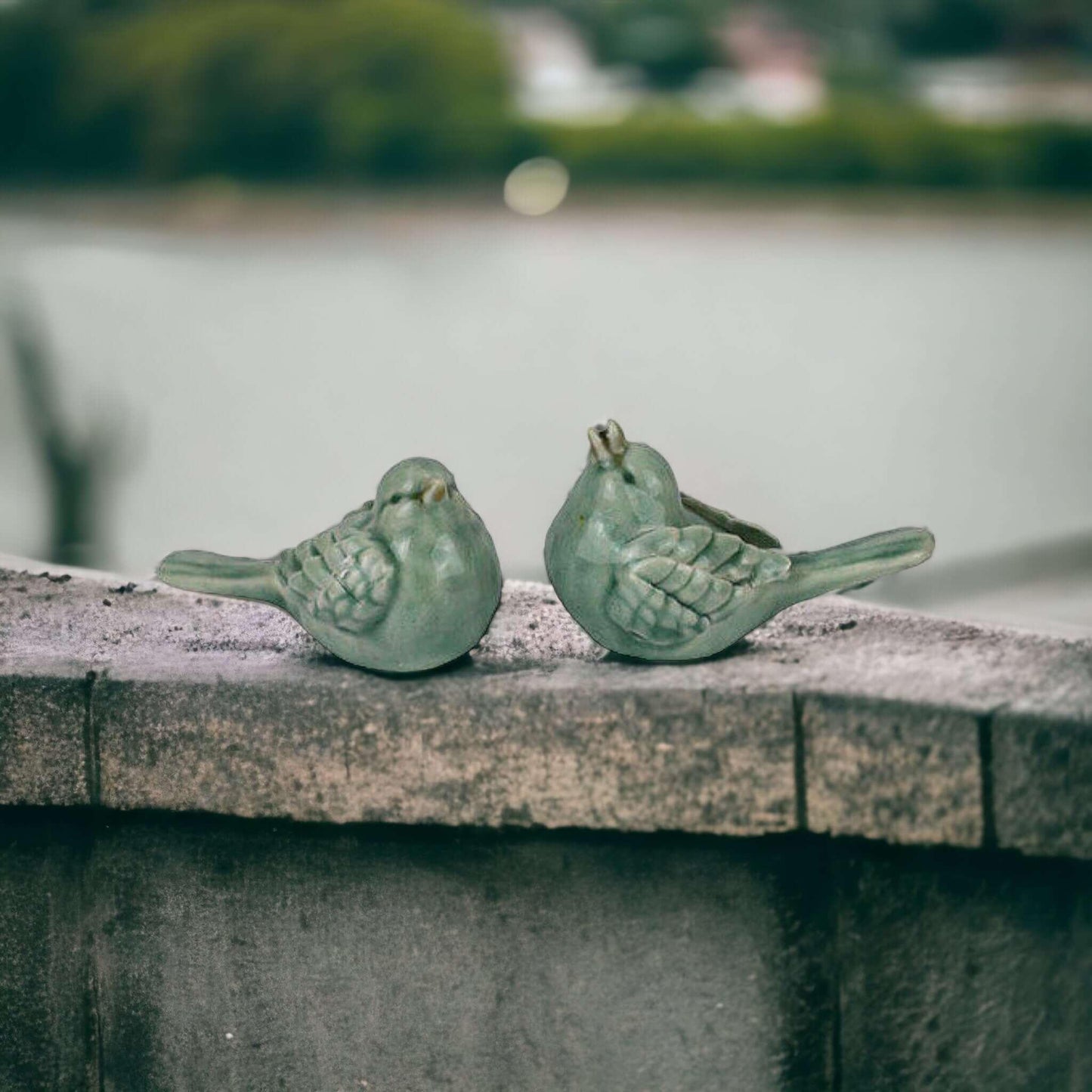 Bird Birds Garden Singing Set Of 2 - The Renmy Store Homewares & Gifts