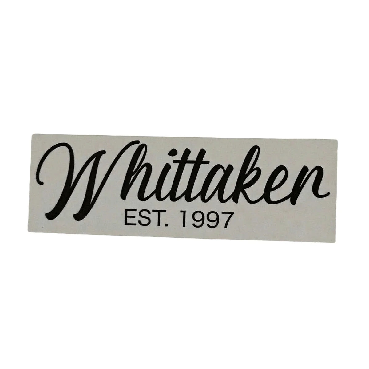 Family Name Custom Personalised White Sign - The Renmy Store Homewares & Gifts