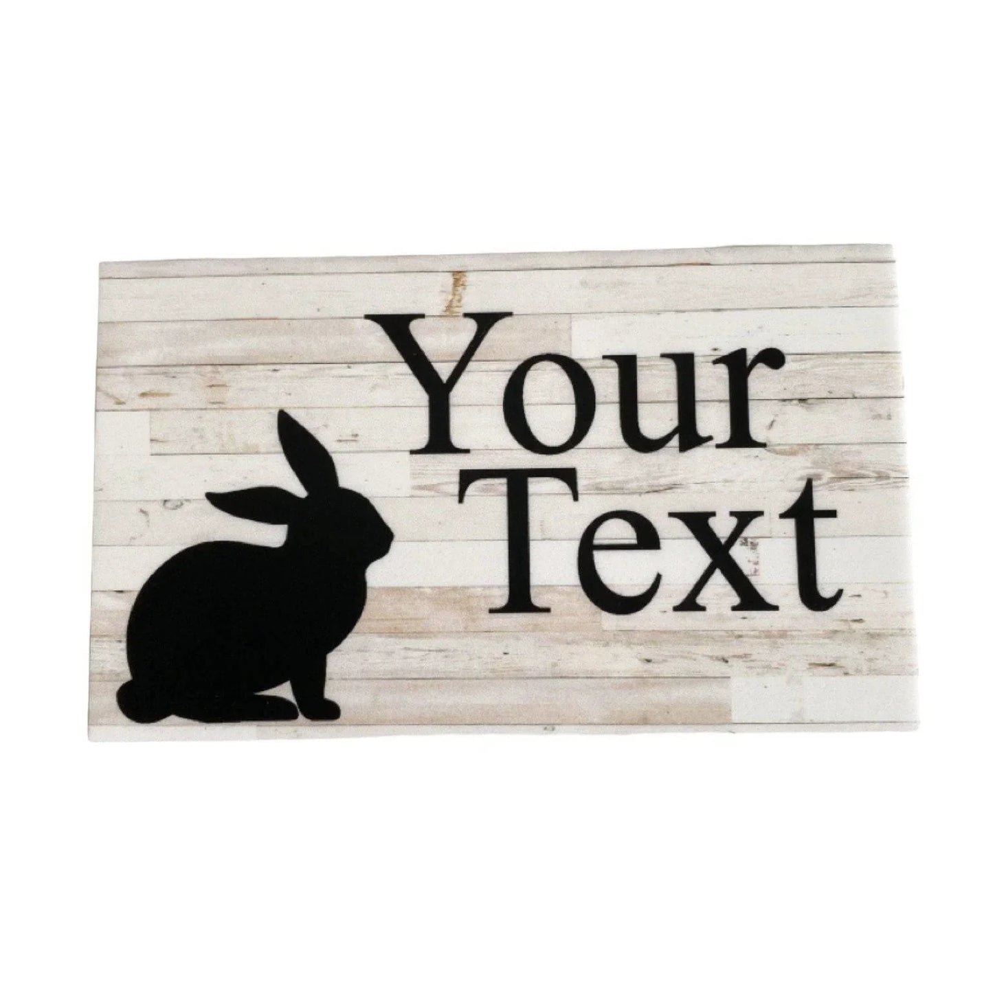 Rabbit Bunny Custom Personalised Sign - The Renmy Store Homewares & Gifts
