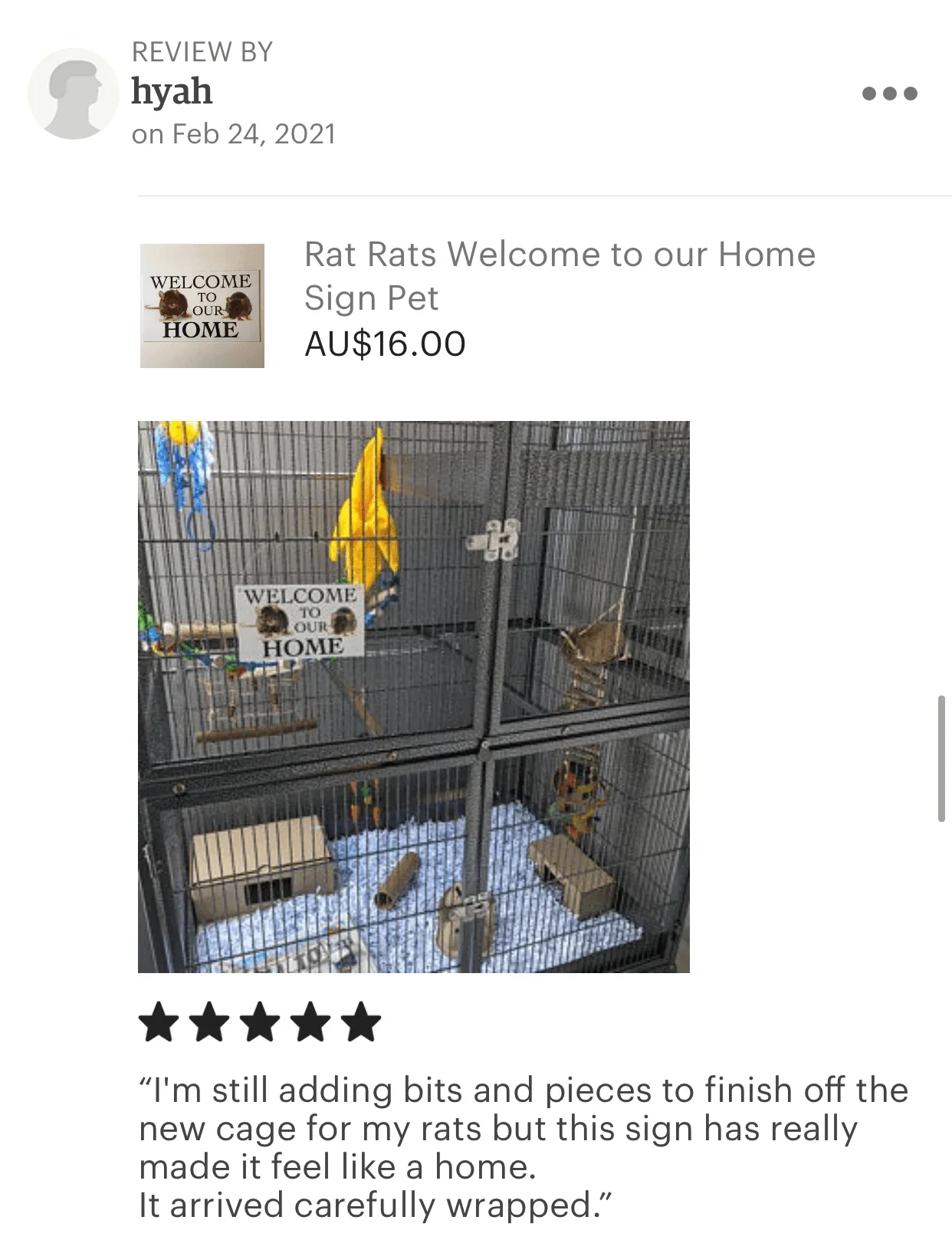 Rats Rat Welcome To Our Home Sign - The Renmy Store Homewares & Gifts