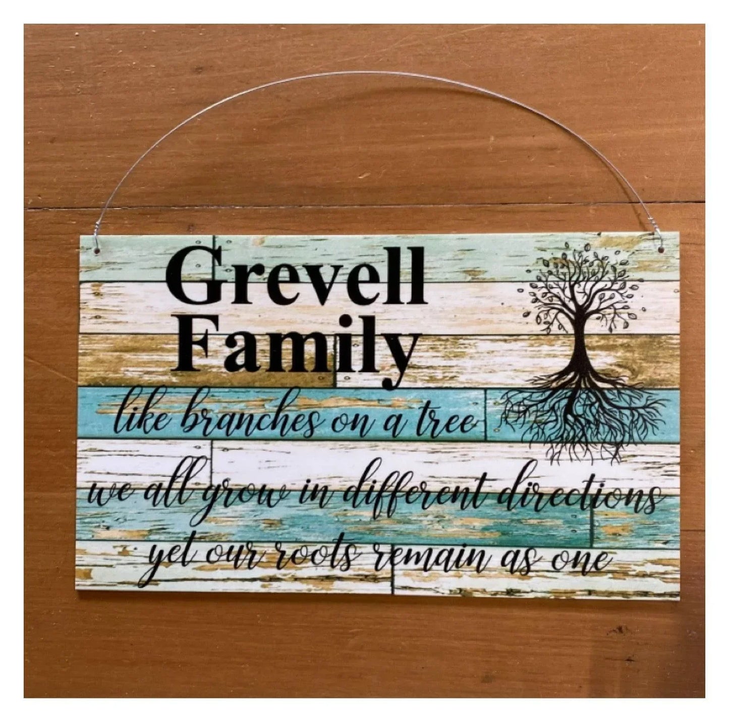 Family Tree Custom Personalised Sign - The Renmy Store Homewares & Gifts