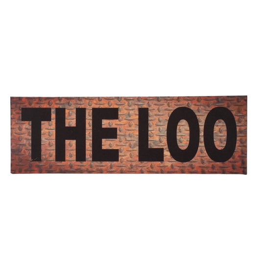 The Loo Toilet Rustic Door Sign - The Renmy Store Homewares & Gifts