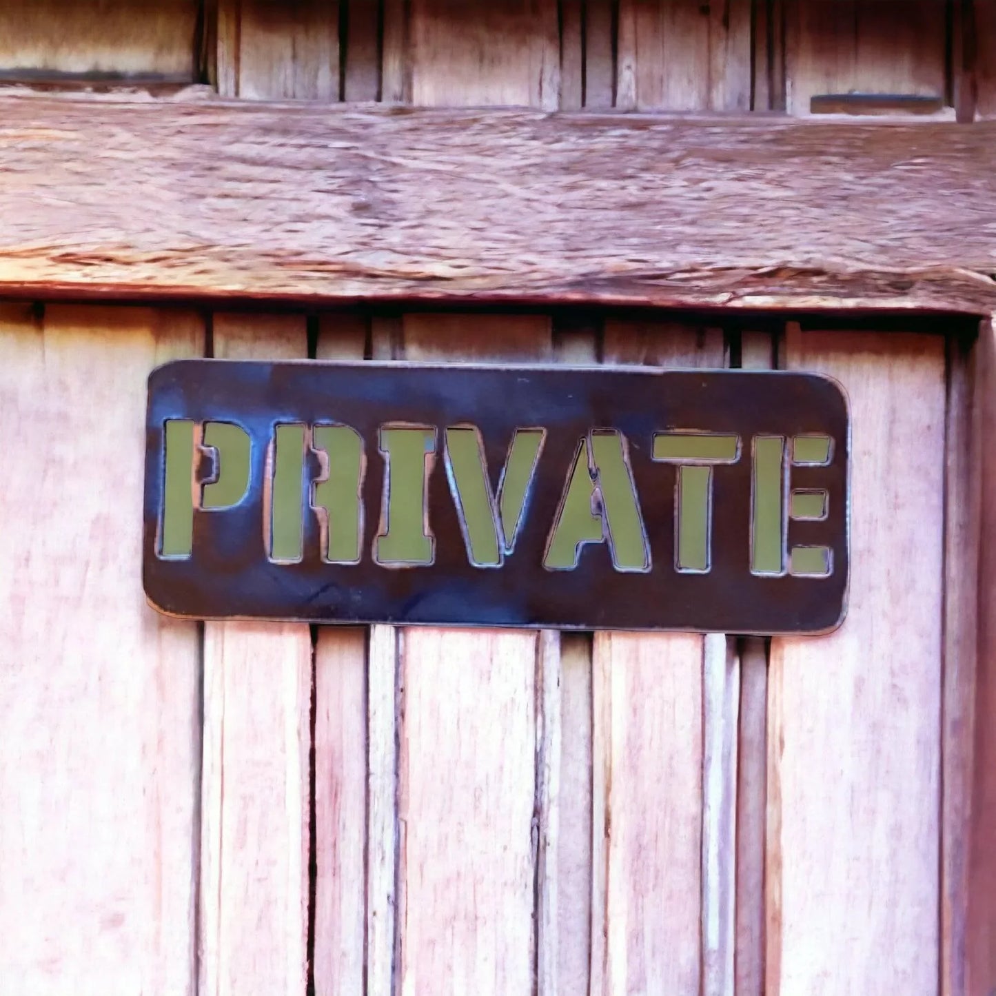 Private Steel Metal Sign - The Renmy Store Homewares & Gifts