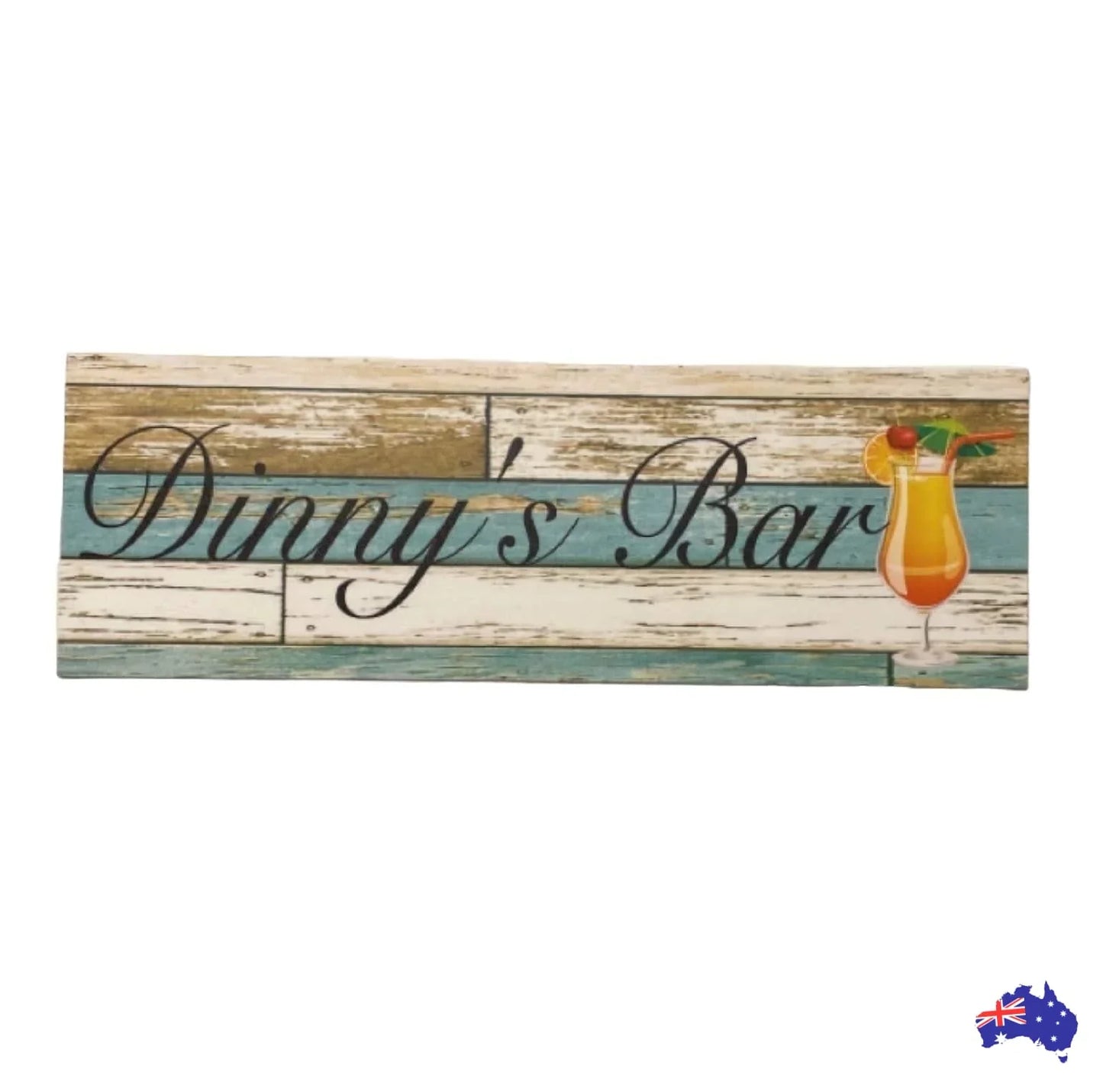 Bar Cocktail Tropical Custom Persoanlised Sign - The Renmy Store Homewares & Gifts