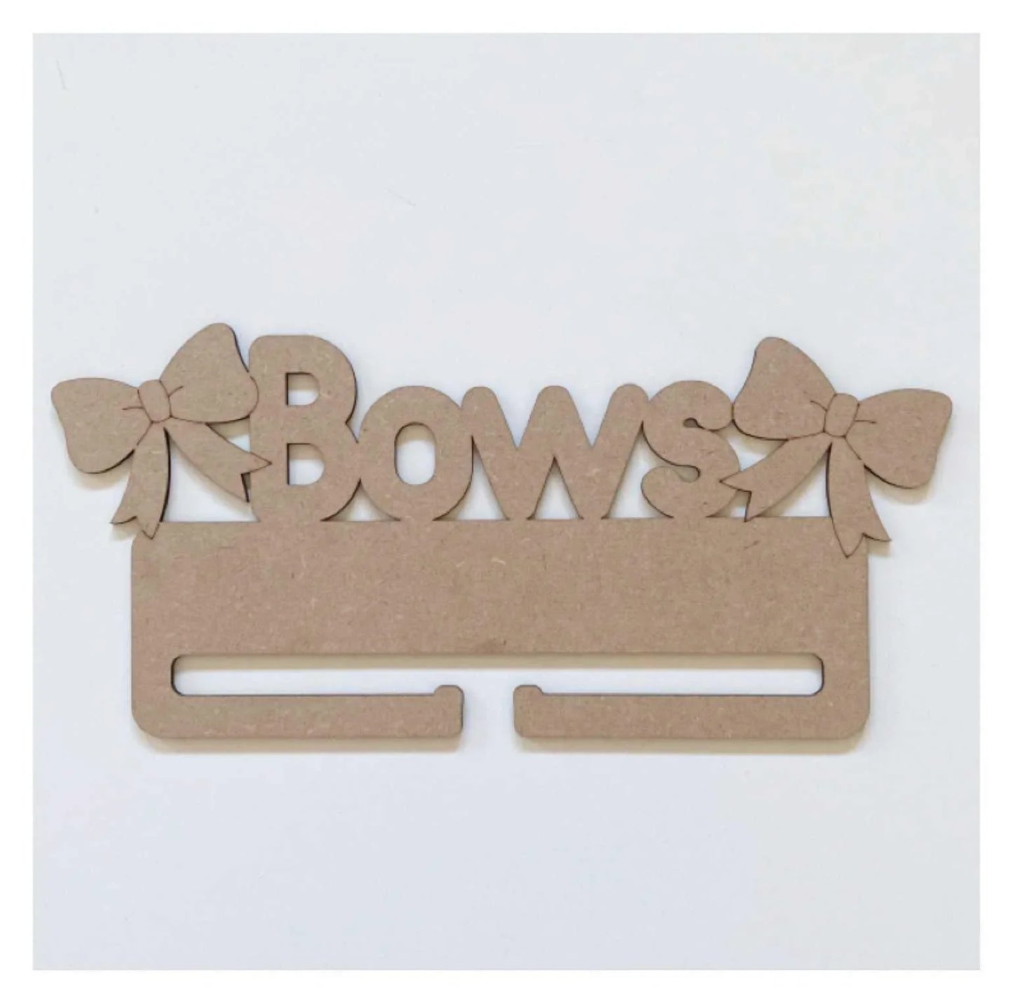 Bows Girls Bow Holder Organiser MDF Wooden DIY Craft - The Renmy Store Homewares & Gifts