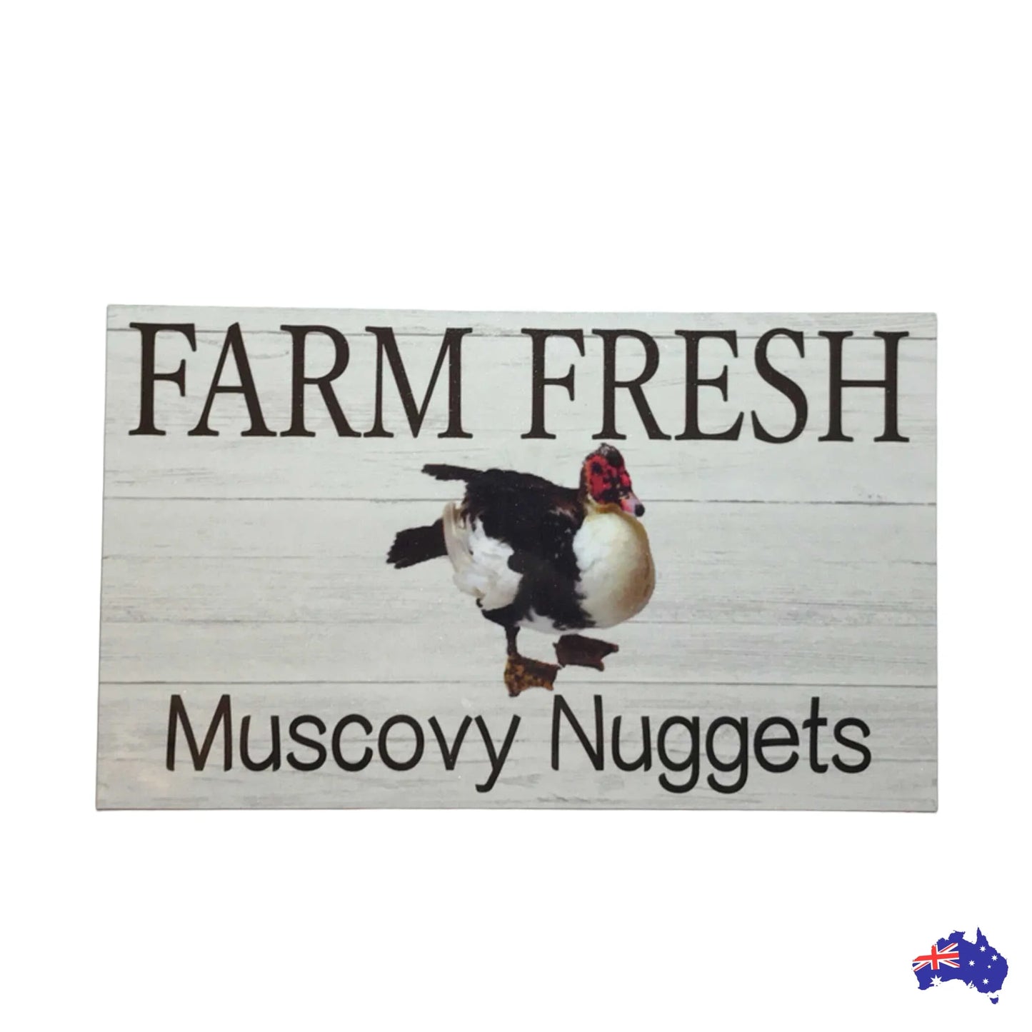 Duck Muscovy Nuggets Egg Sign - The Renmy Store Homewares & Gifts