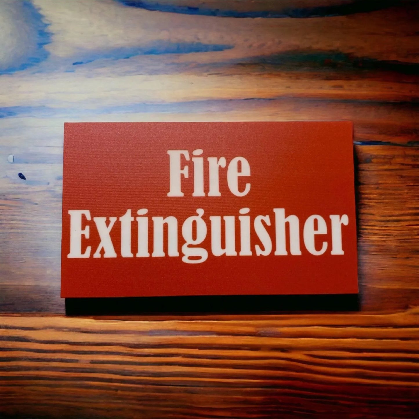 Fire Extinguisher Red Sign - The Renmy Store Homewares & Gifts