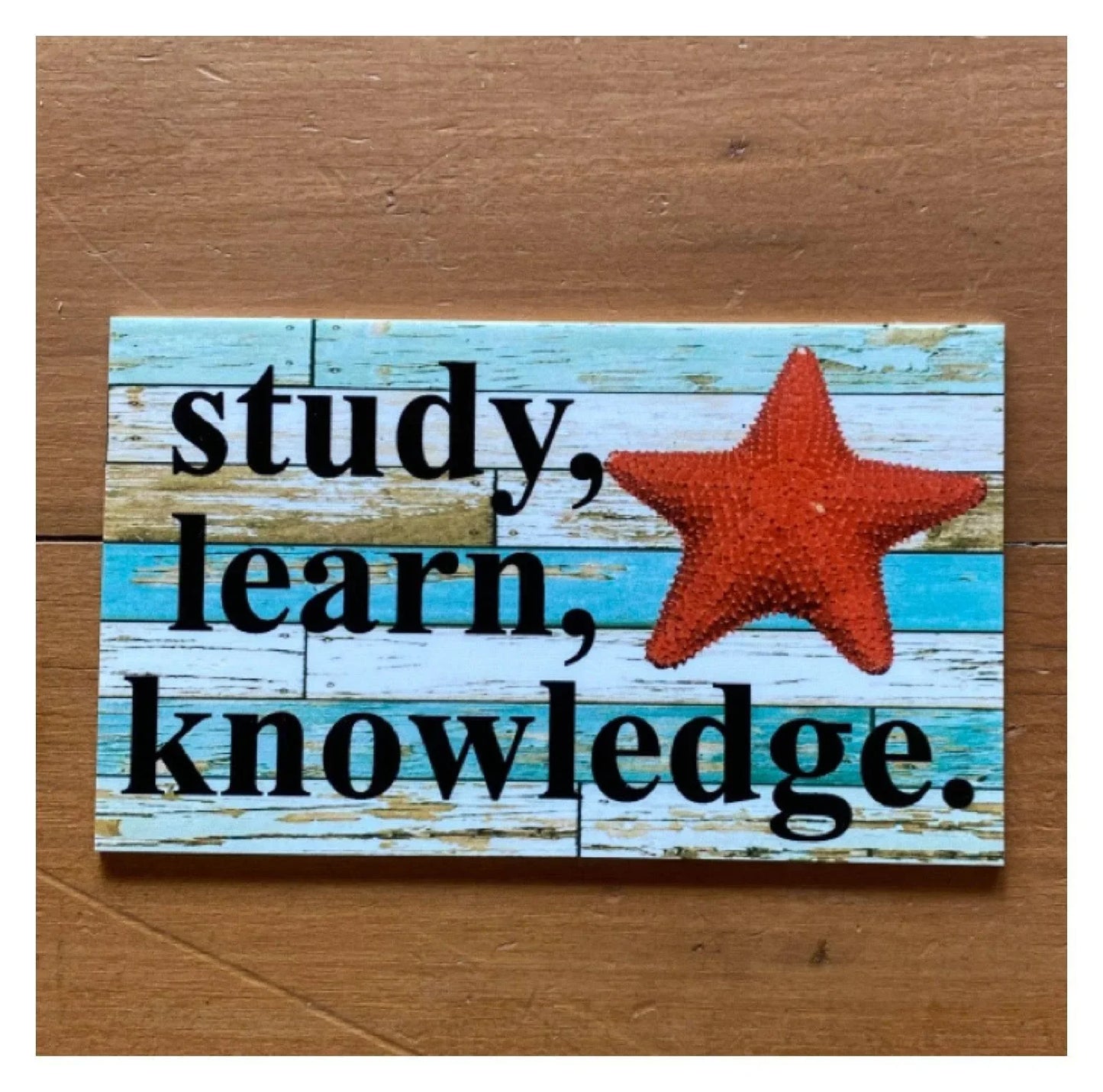 Starfish Beach House Custom Personalised Sign - The Renmy Store Homewares & Gifts