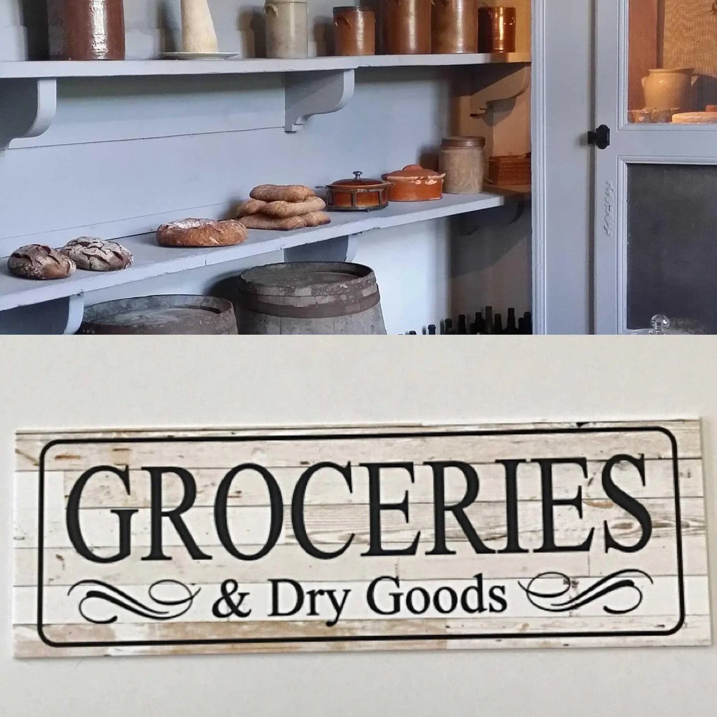 Grocery Store Pantry Vintage Style Sign - The Renmy Store Homewares & Gifts