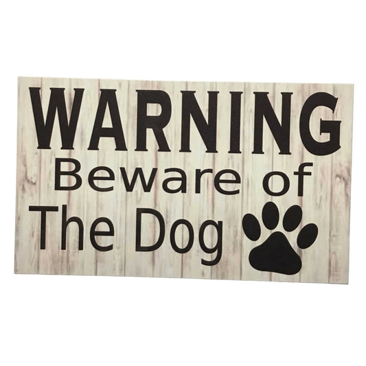 Warning Beware Of Dog or Dogs Sign - The Renmy Store Homewares & Gifts