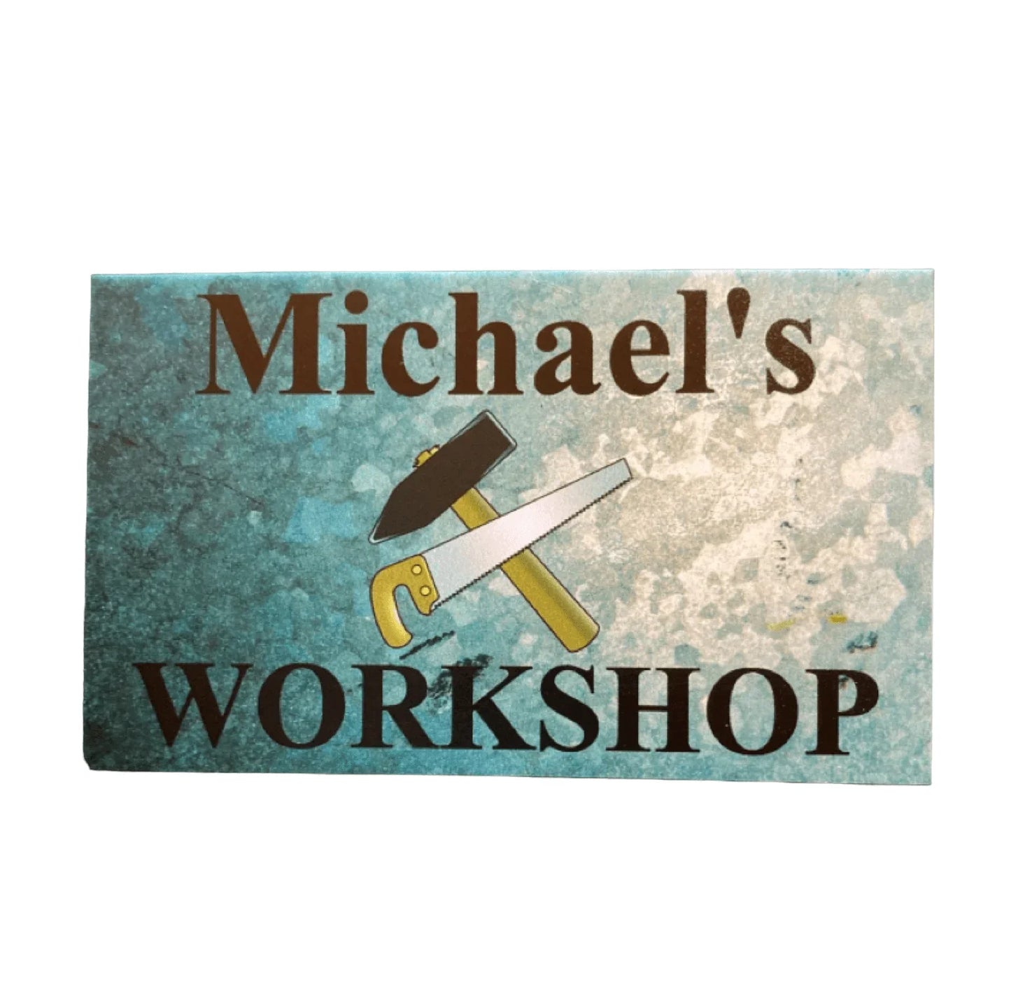Workshop Tools Rustic Custom Personalised Sign - The Renmy Store Homewares & Gifts