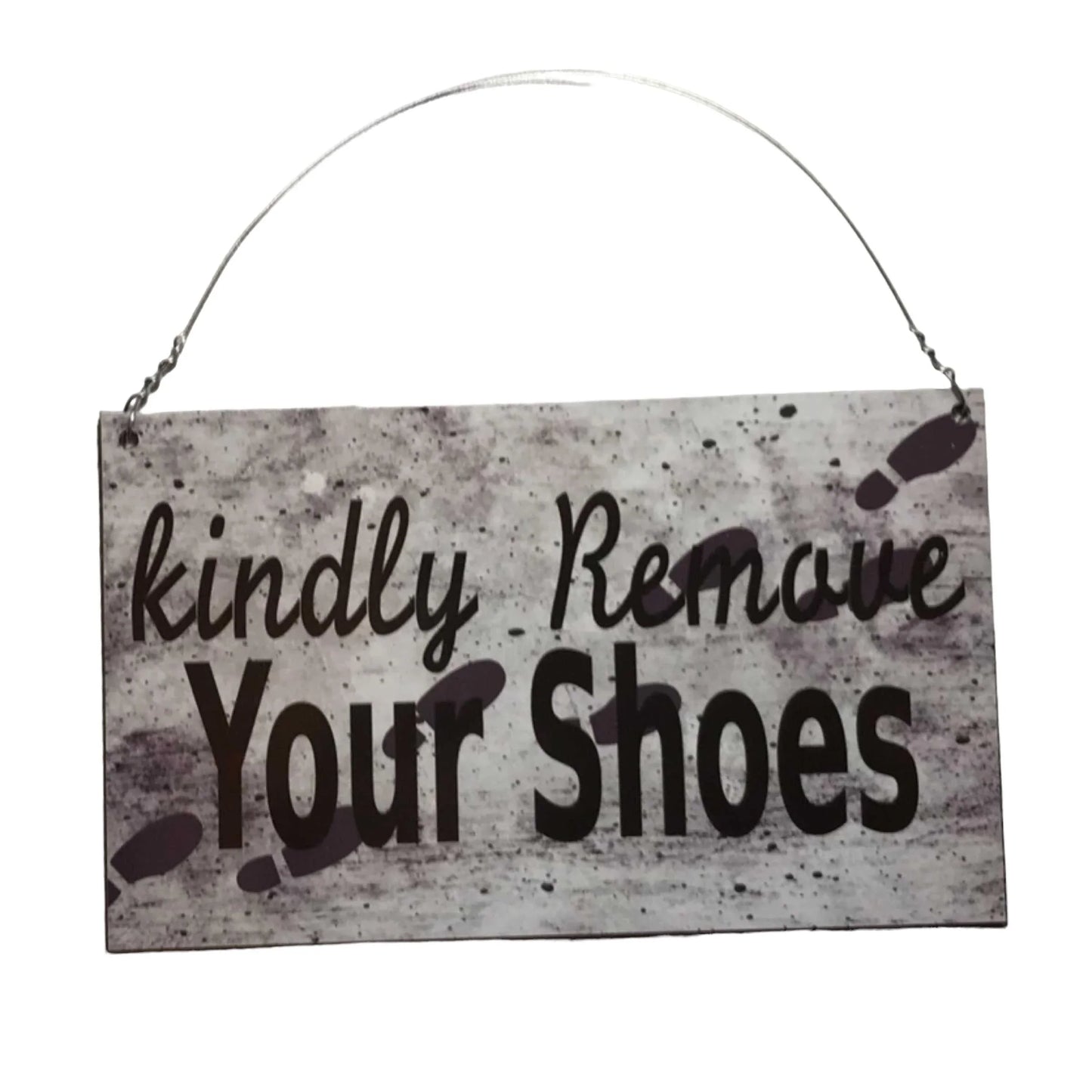 Kindly Remove Your Shoes Sign - The Renmy Store Homewares & Gifts
