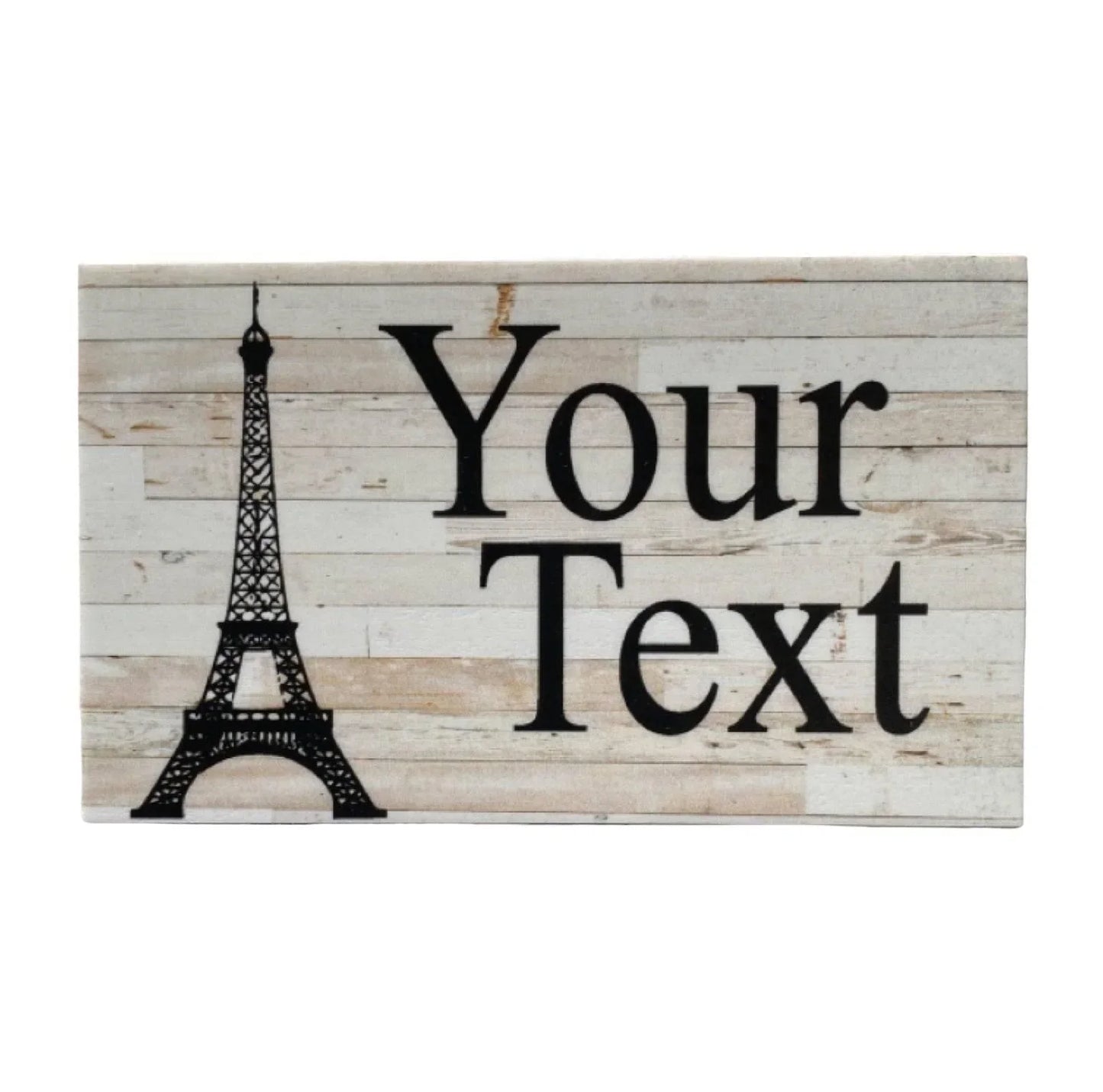 Paris Eiffel Custom Personalised Provincial Sign - The Renmy Store Homewares & Gifts
