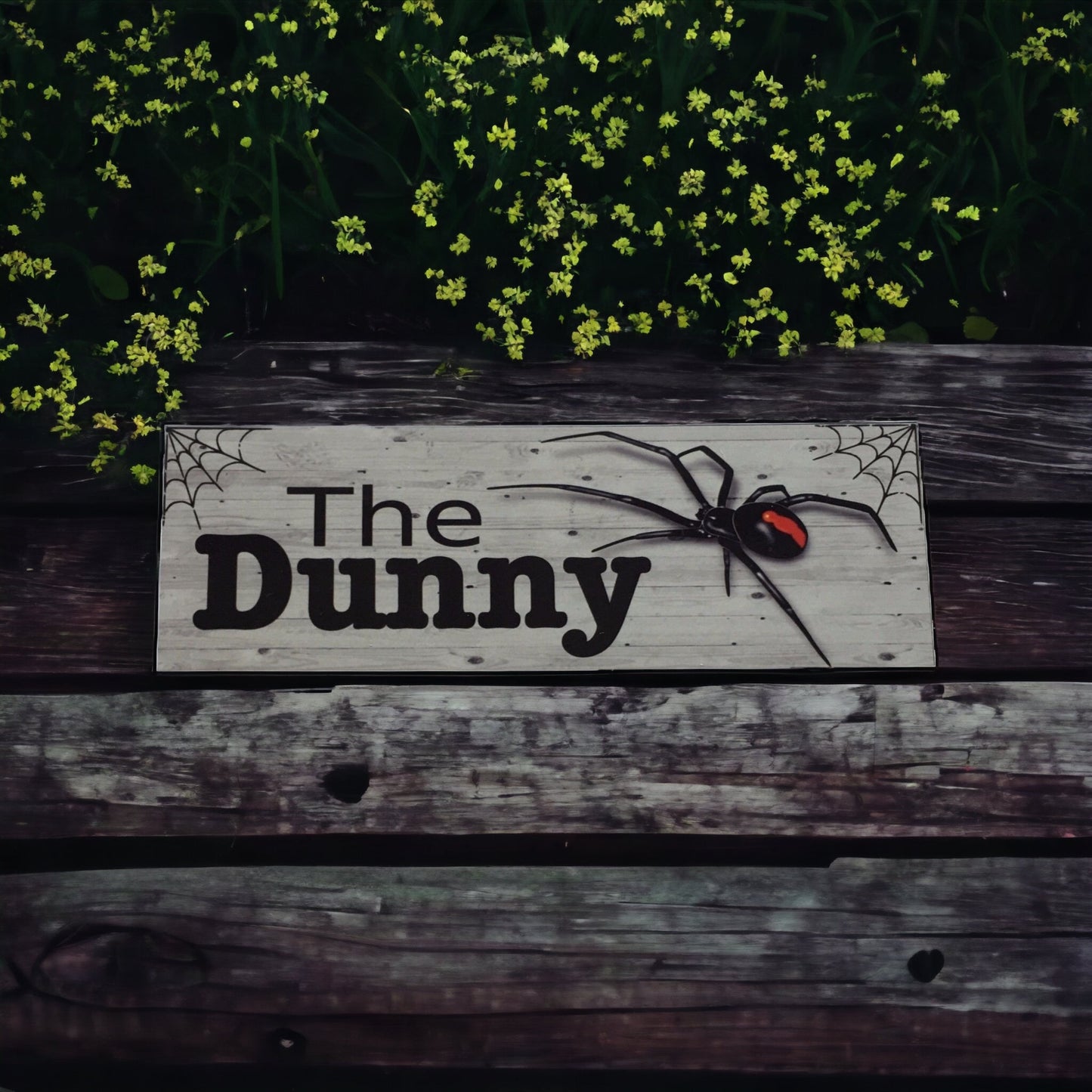 The Dunny Spider Toilet Outback Sign - The Renmy Store Homewares & Gifts 