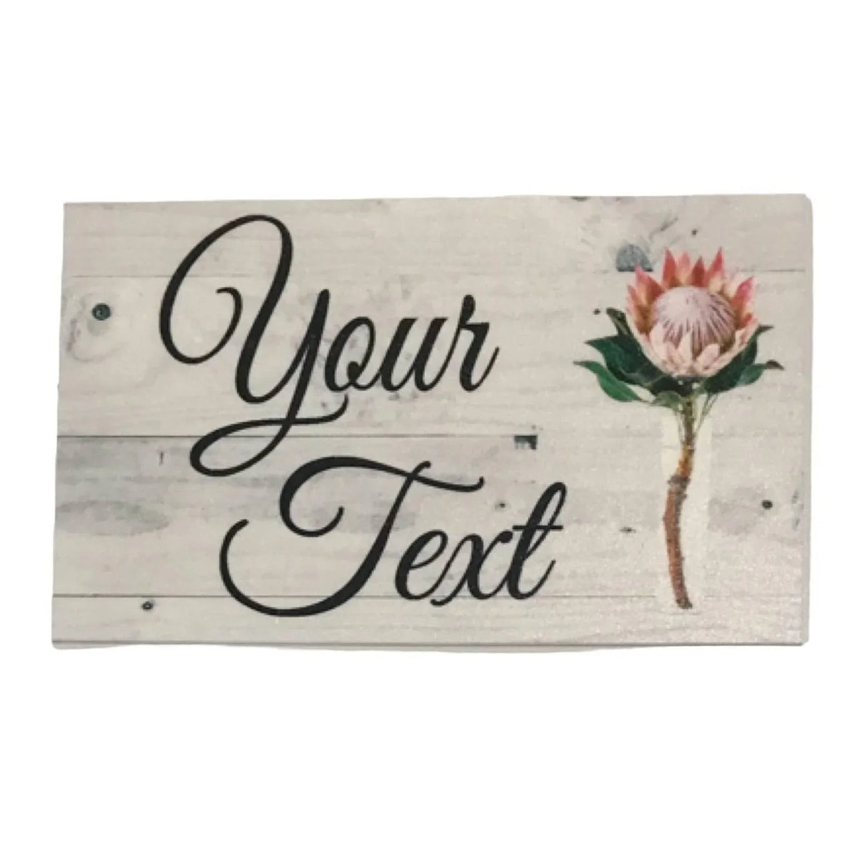 Protea Custom Personalised House Garden Sign - The Renmy Store Homewares & Gifts