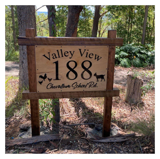 Full Custom Personalised Property & Business Signage - The Renmy Store Homewares & Gifts