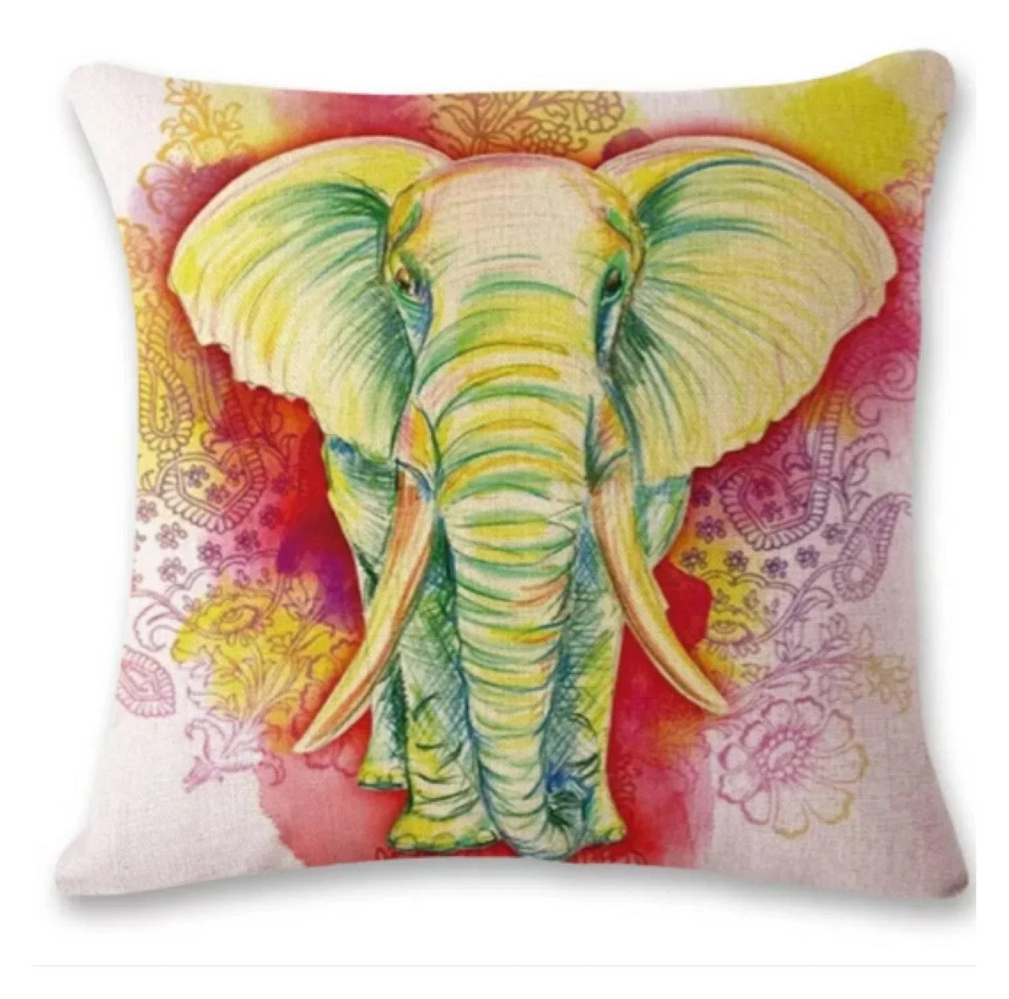 Cushion Cover Elephant Bohemian Beautiful - The Renmy Store Homewares & Gifts