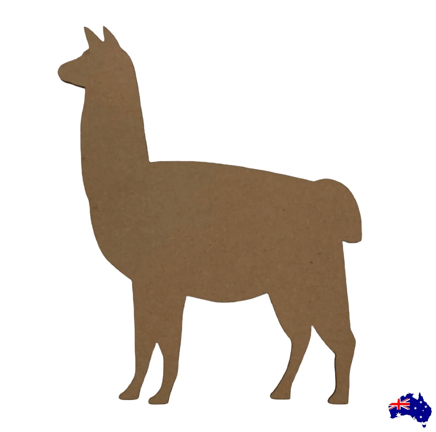 Llama Alpaca MDF Shape Raw Cut Out Art Wood - The Renmy Store Homewares & Gifts