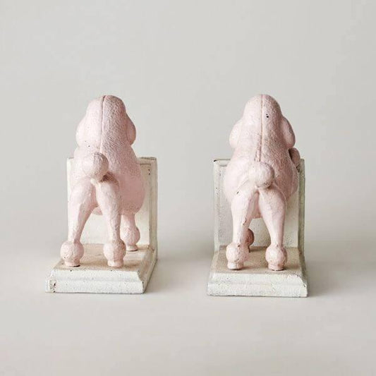 Bookends Book End Poodle Dog Pink - The Renmy Store Homewares & Gifts