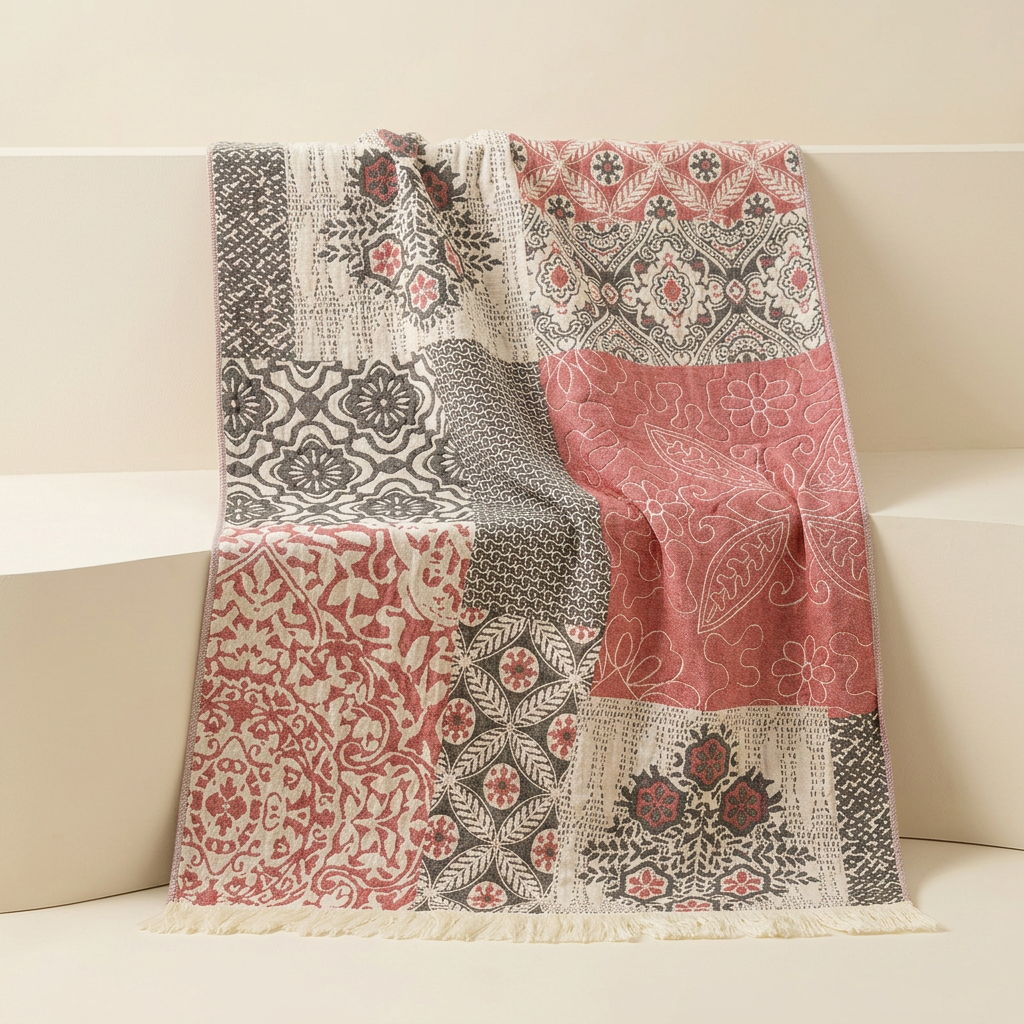 Rose & Charcoal Floral Patchwork variant preview
