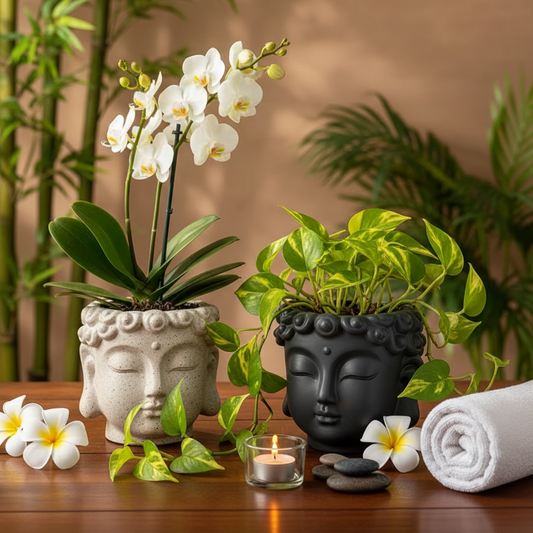 Thai Spa Zen - Buddha Planters