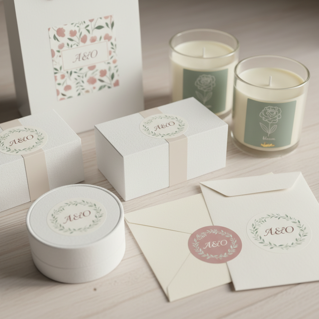Wedding favour stickers