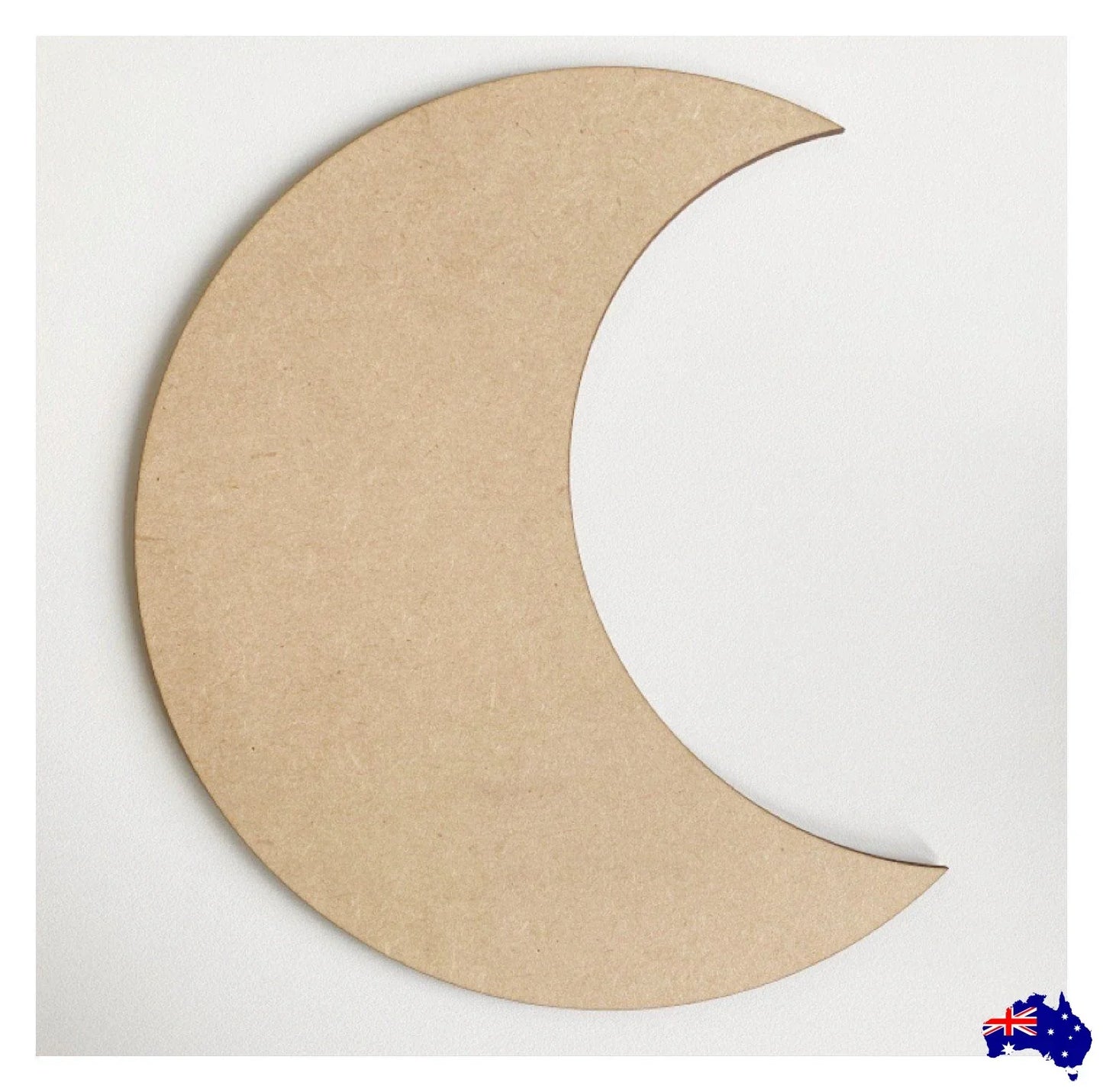 Moon Crescent MDF Shape DIY Raw Cut Out Art Craft Décor - The Renmy Store Homewares & Gifts