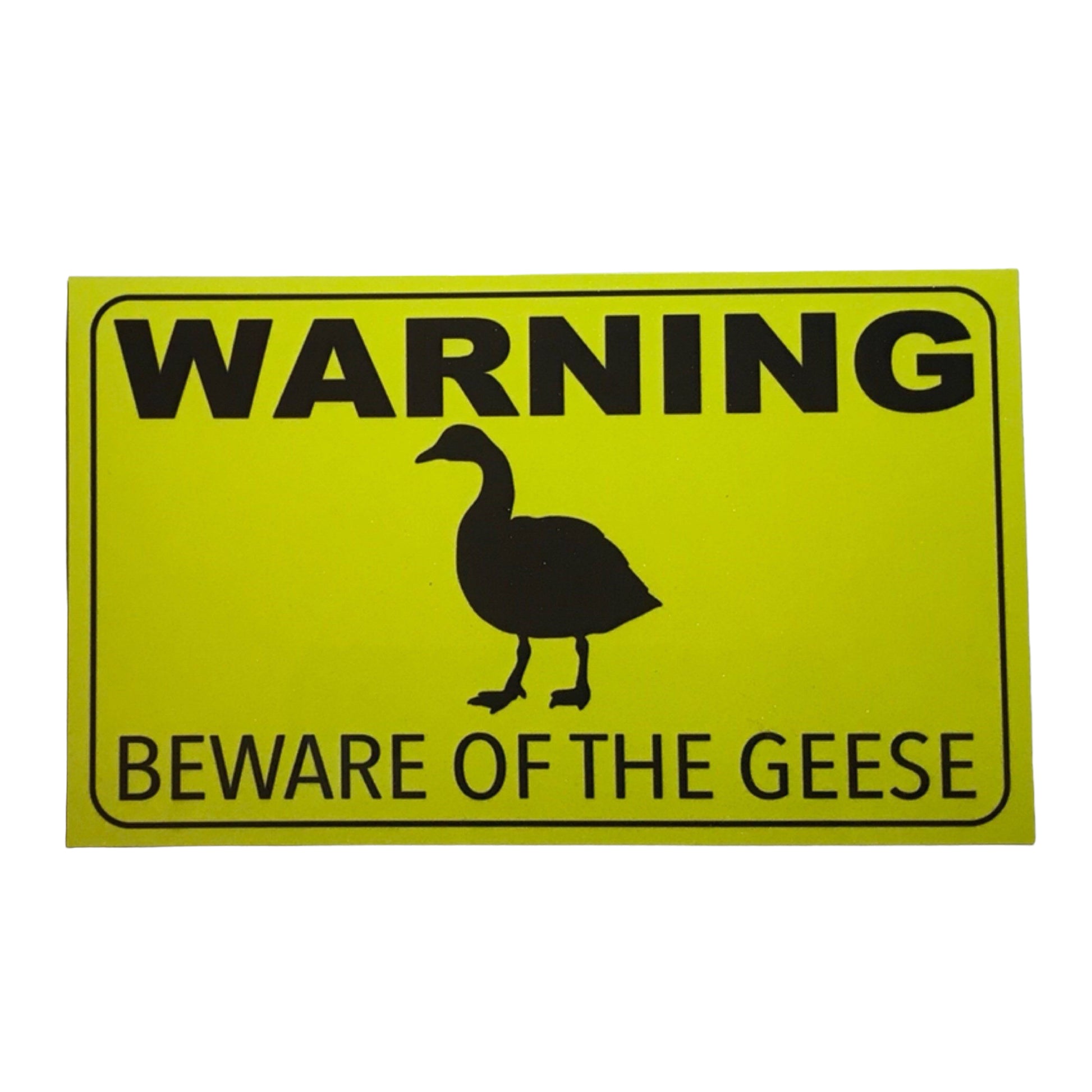 Warning Beware Of The Geese Goose Sign - The Renmy Store Homewares & Gifts 