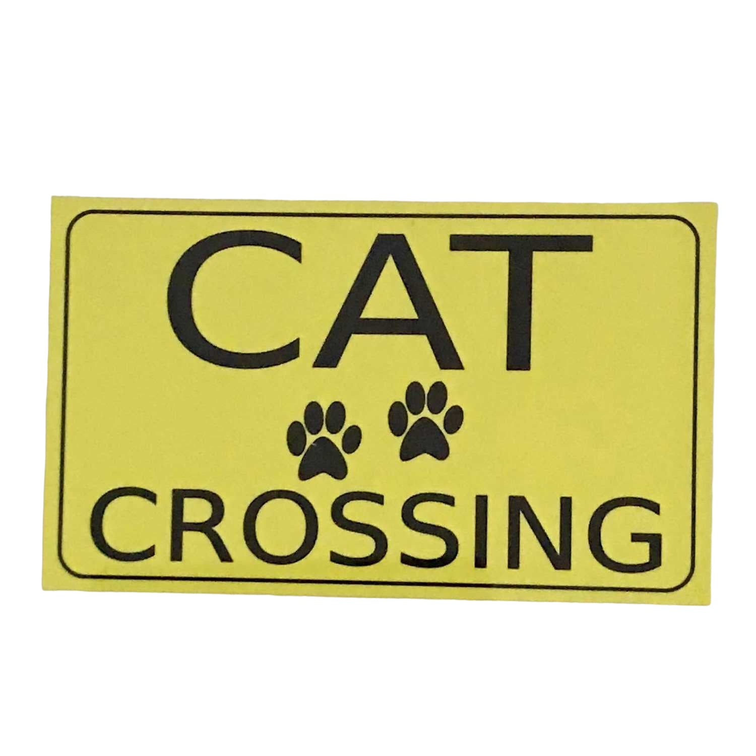 Cat Crossing Sign - The Renmy Store Homewares & Gifts 