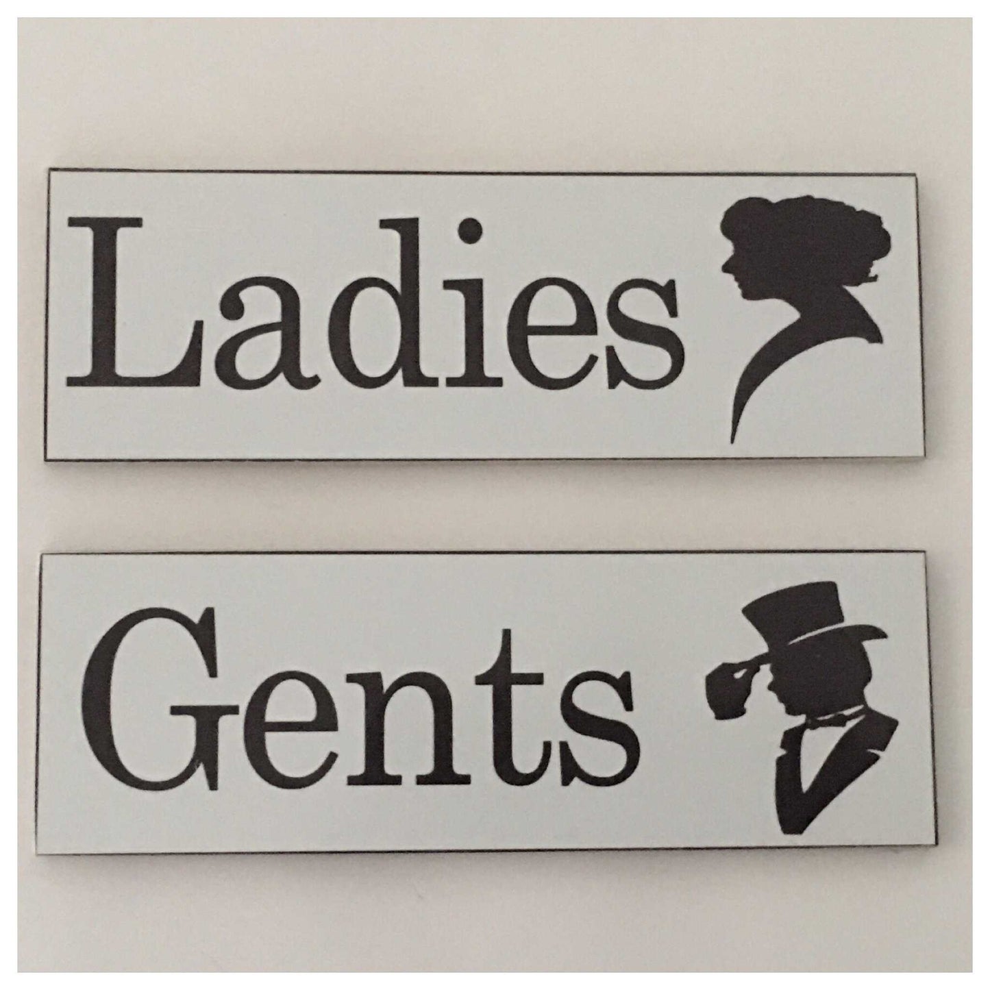 Ladies & Gents Toilet Door Sign