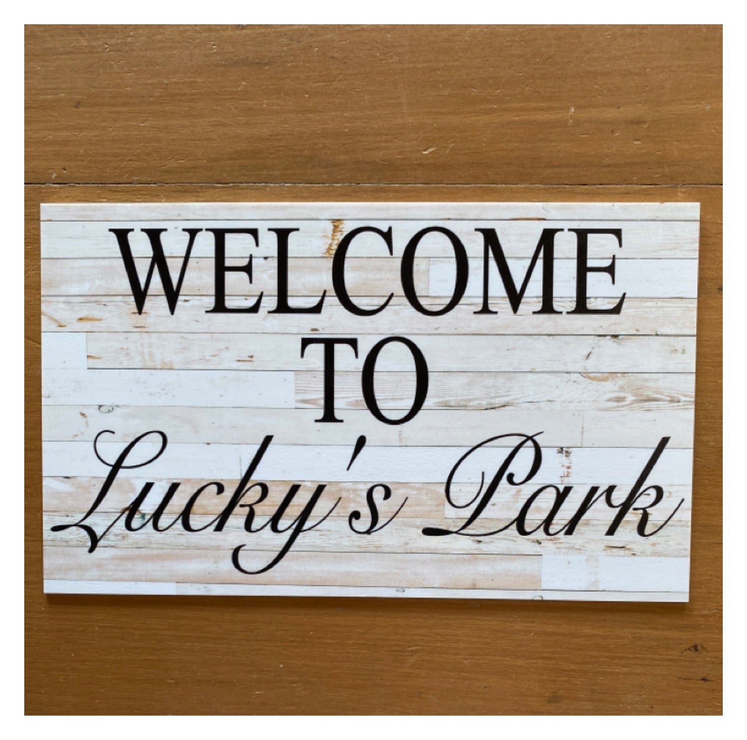 Welcome Custom Personalised Sign - The Renmy Store Homewares & Gifts 