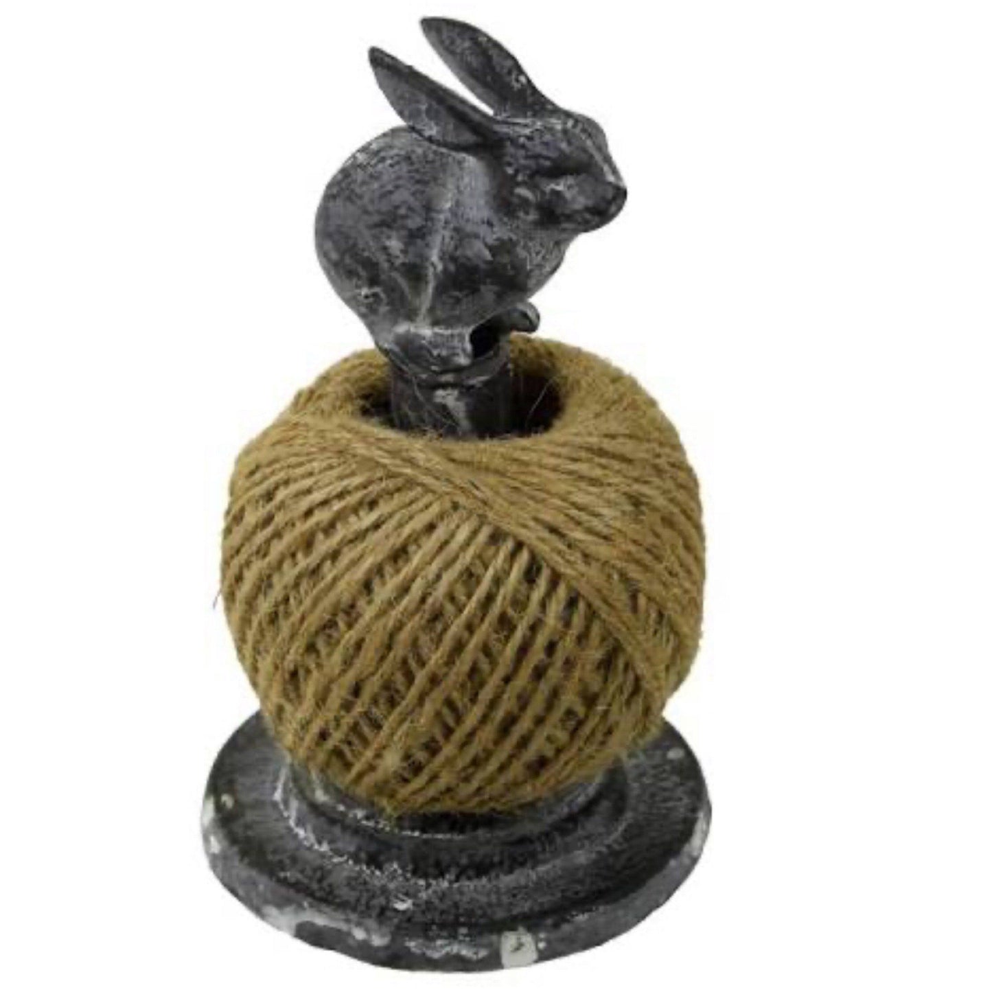 String Holder Rustic with Rabbit