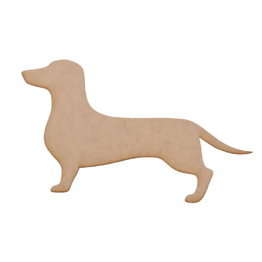 Dachshund Dog MDF DIY Raw Cut Out Art Craft Decor - The Renmy Store Homewares & Gifts 