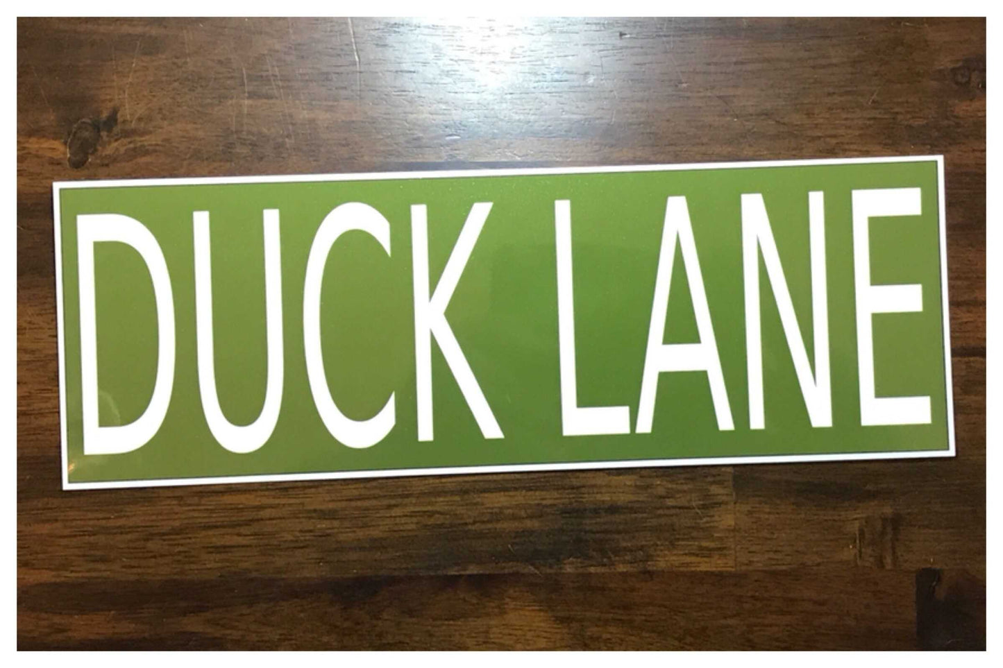 Duck Street Sign